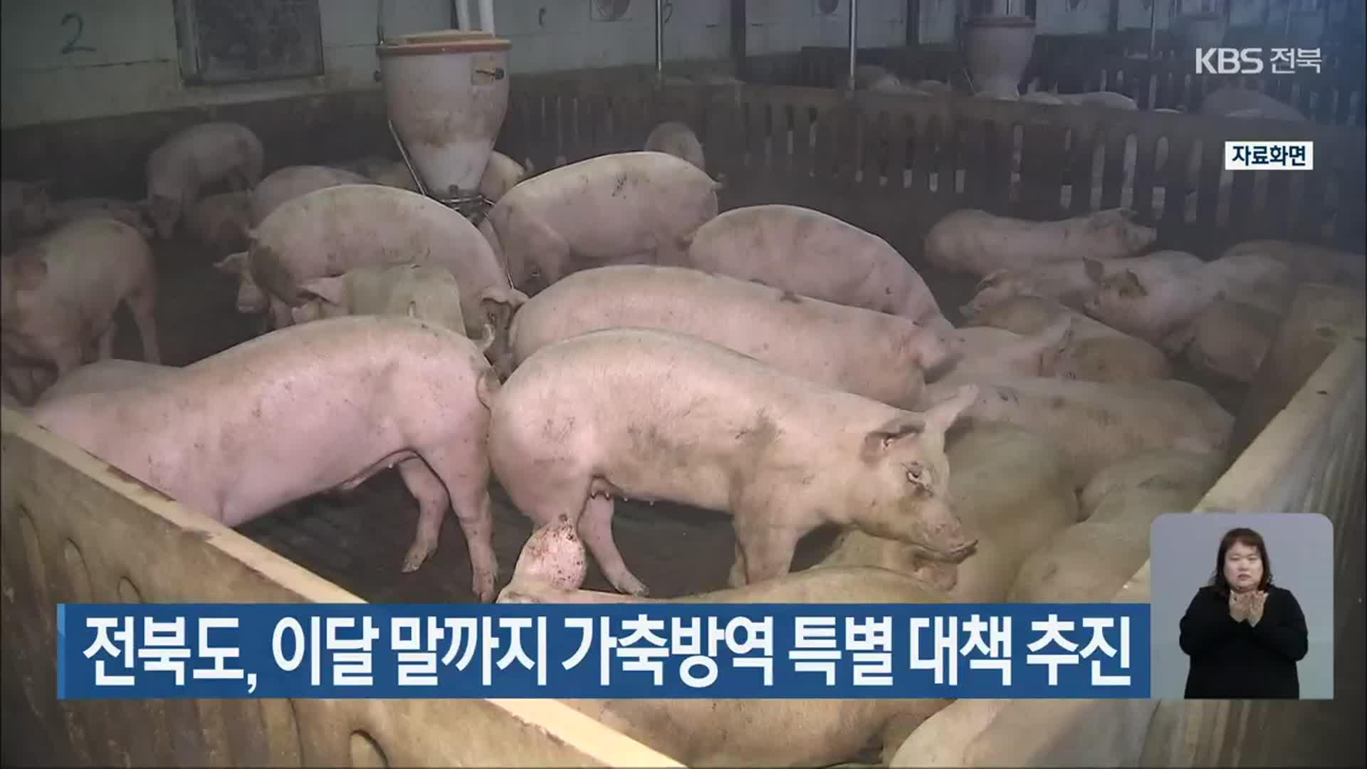 전북도, 이달 말까지 가축방역 특별 대책 추진