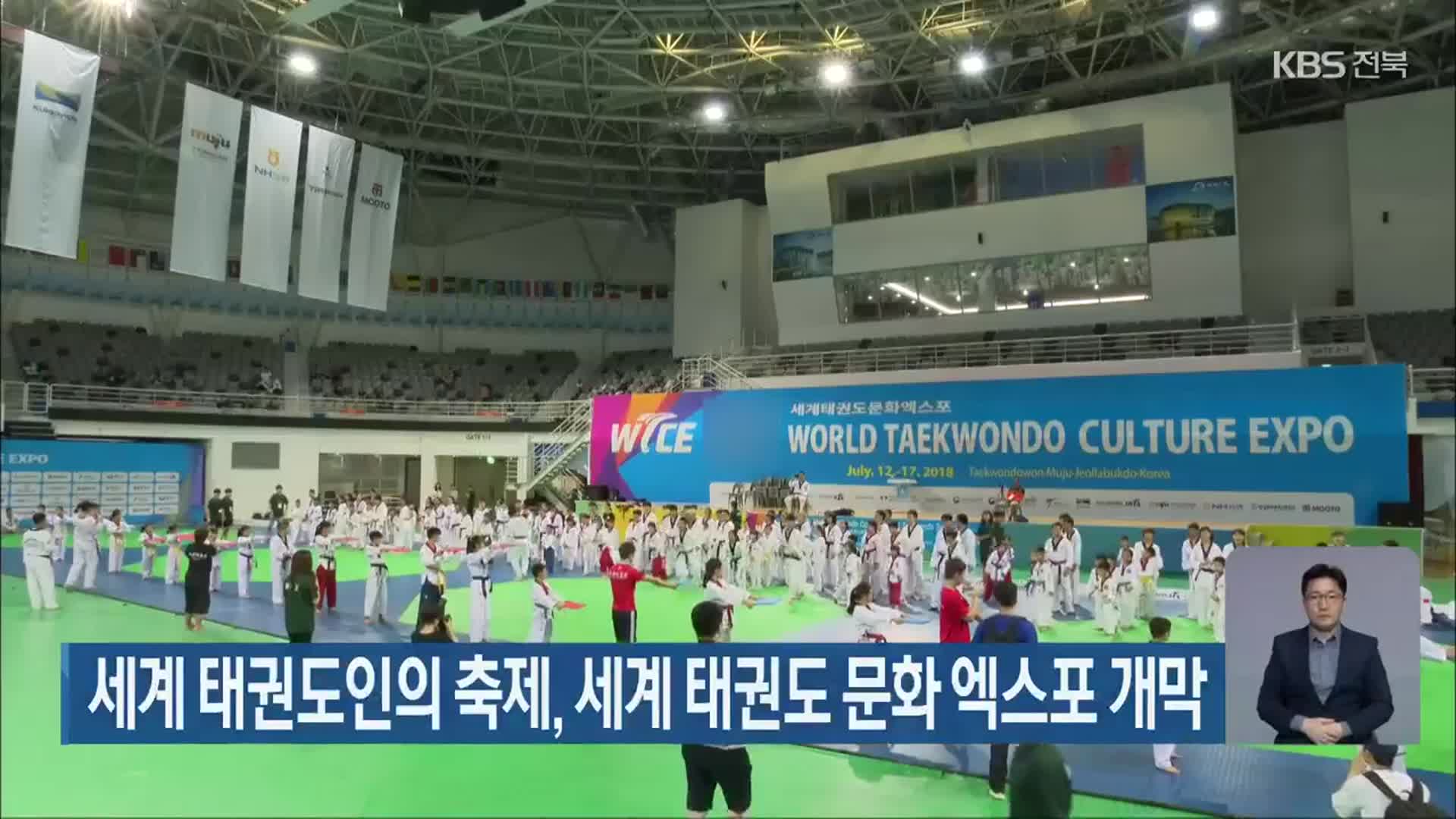 세계 태권도인의 축제, 세계 태권도 문화 엑스포 개막