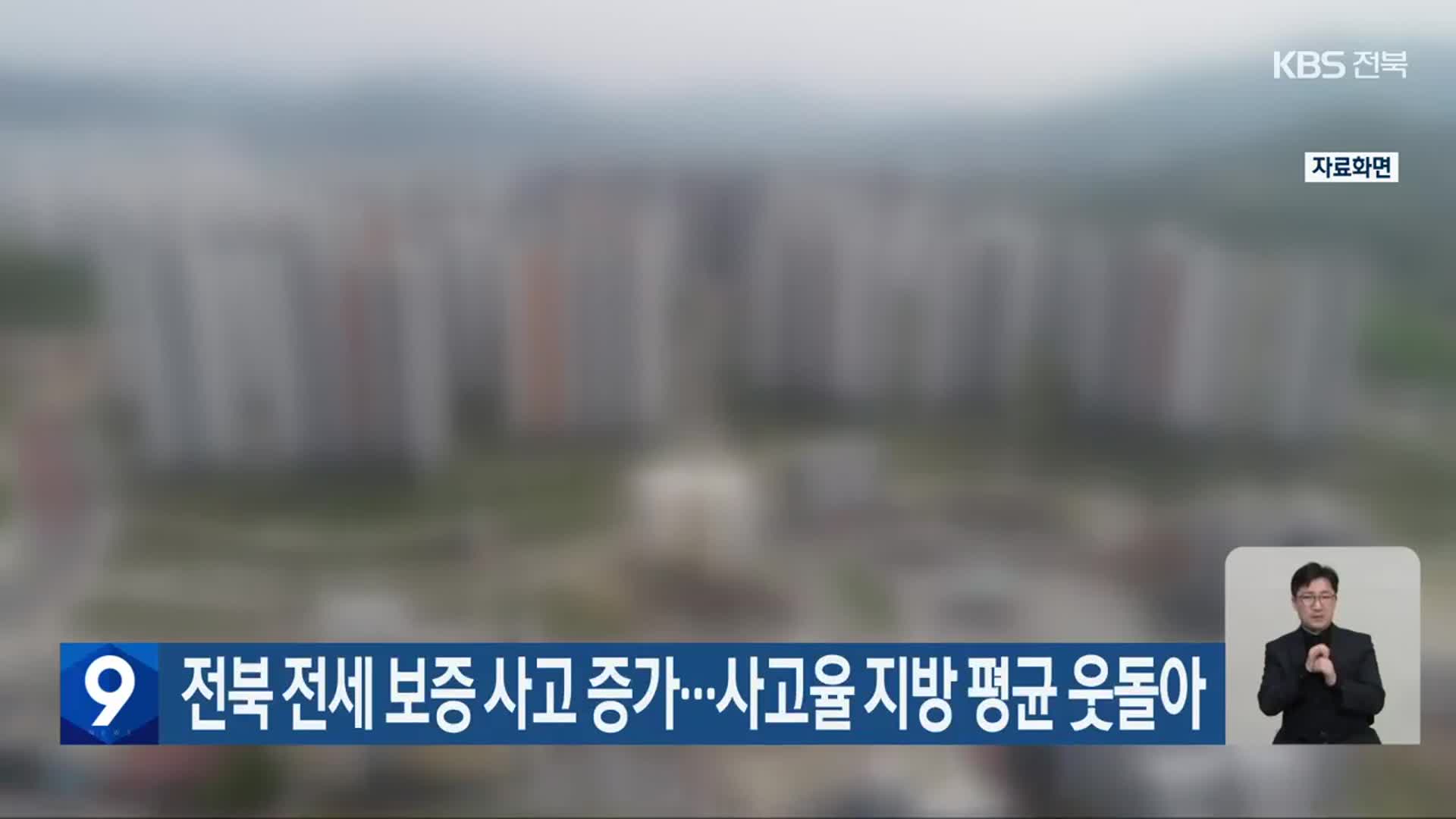 전북 전세 보증 사고 증가…사고율 지방 평균 웃돌아