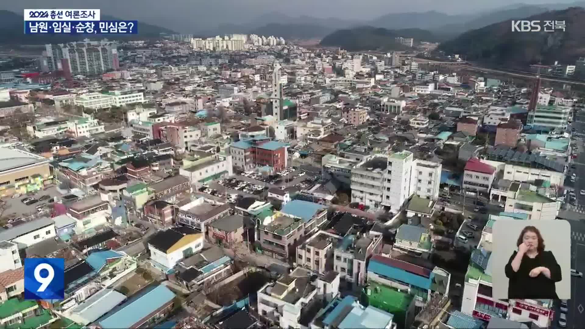 [여론조사] 남원·임실·순창…박희승-이환주 경합