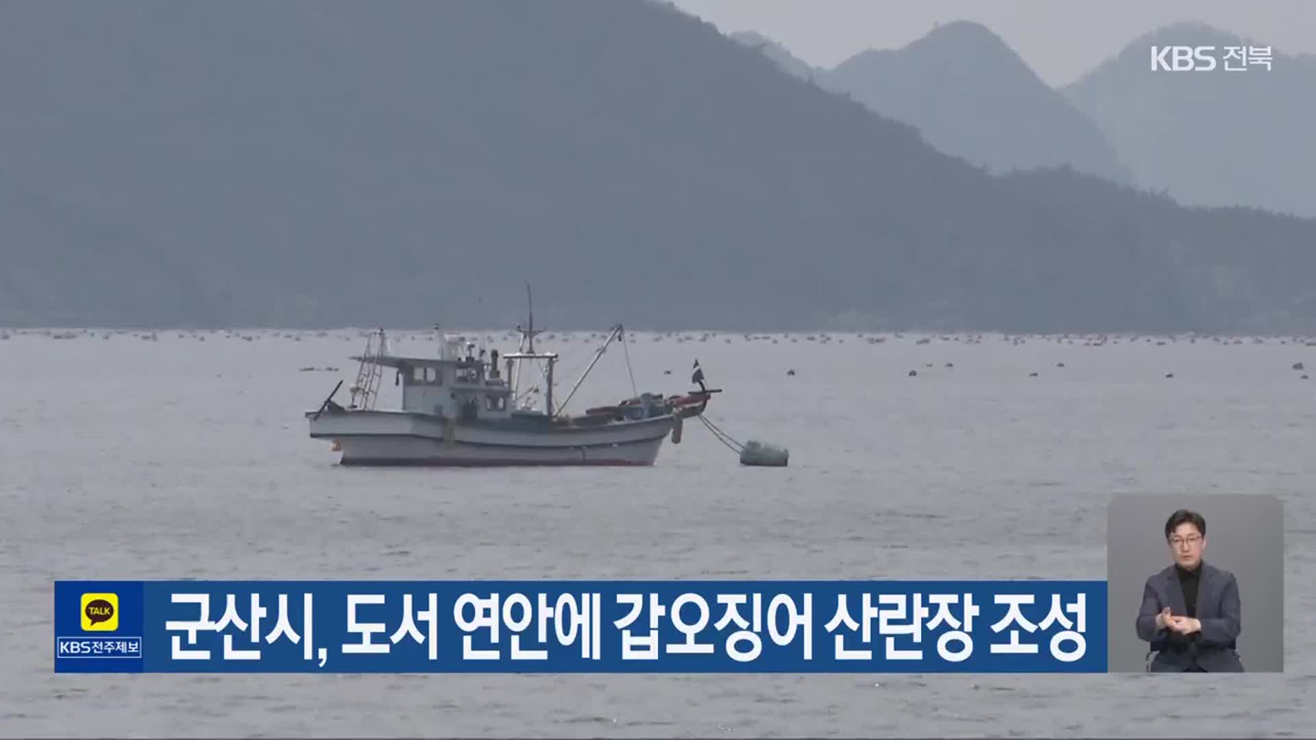 군산시, 도서 연안에 갑오징어 산란장 조성