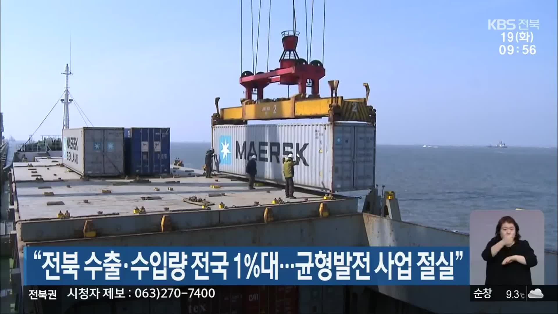 “전북 수출·수입량 전국 1%대…균형발전 사업 절실”