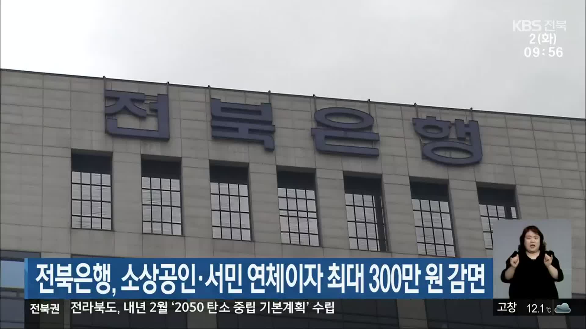 전북은행, 소상공인·서민 연체이자 최대 300만 원 감면
