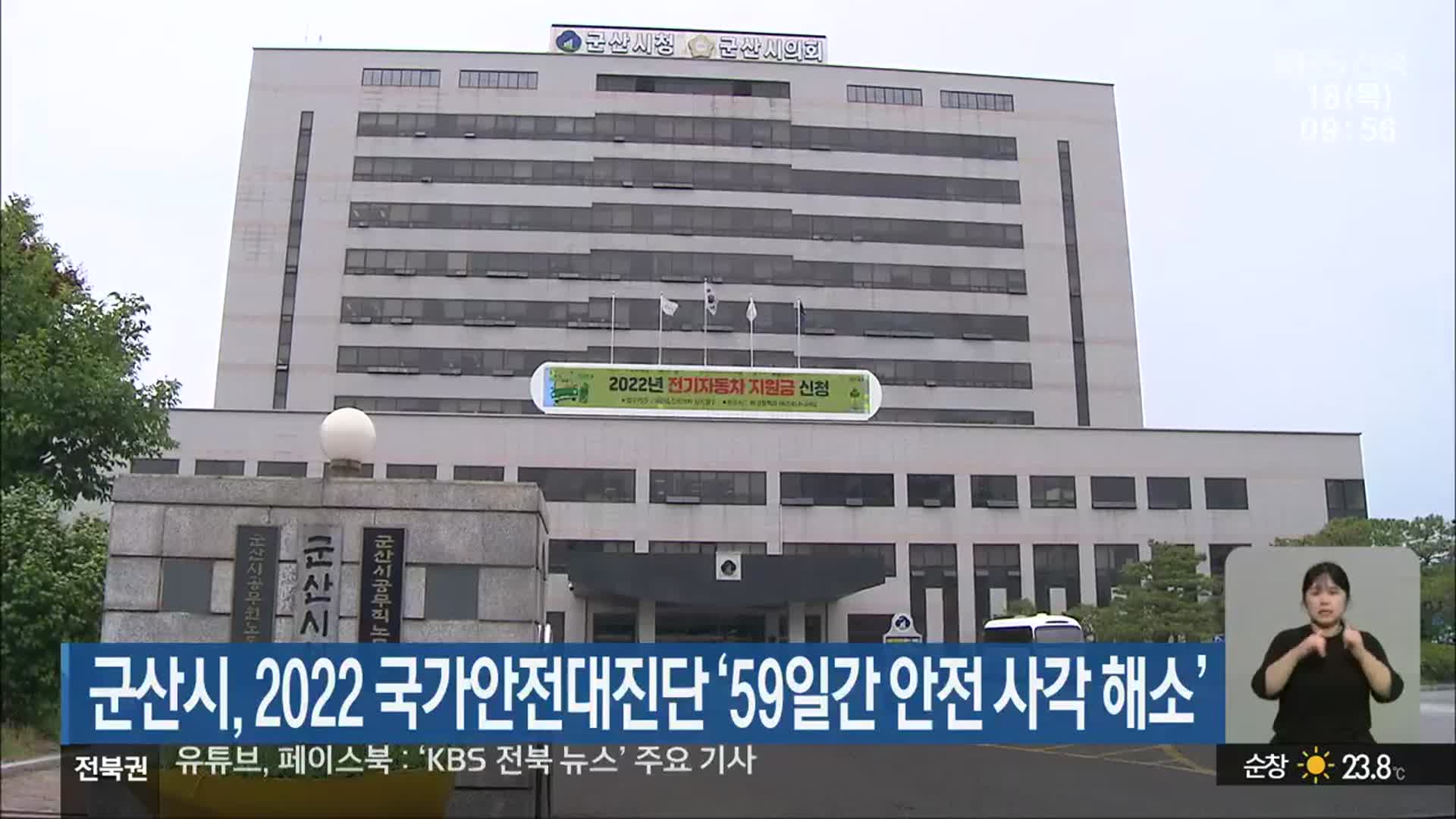 군산시, 2022 국가안전대진단 ‘59일간 안전 사각 해소’