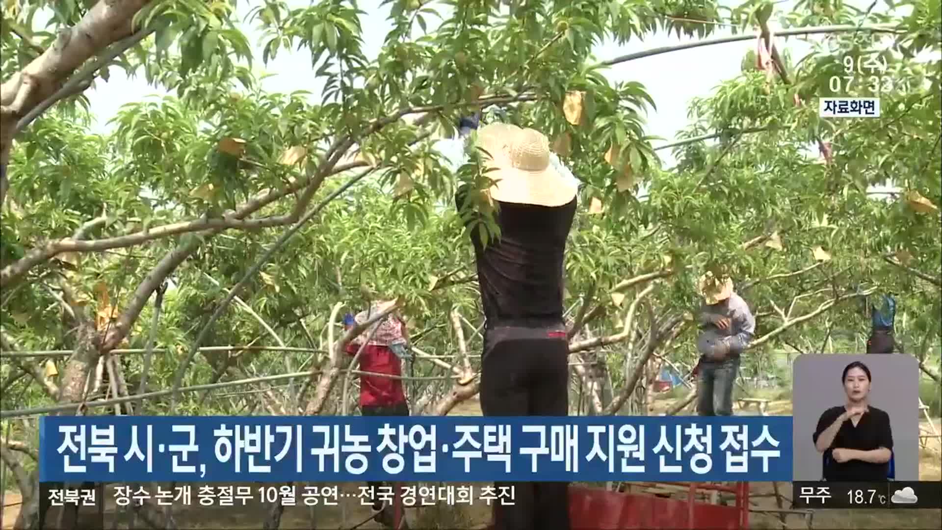 전북 시·군, 하반기 귀농 창업·주택 구매 지원 신청 접수