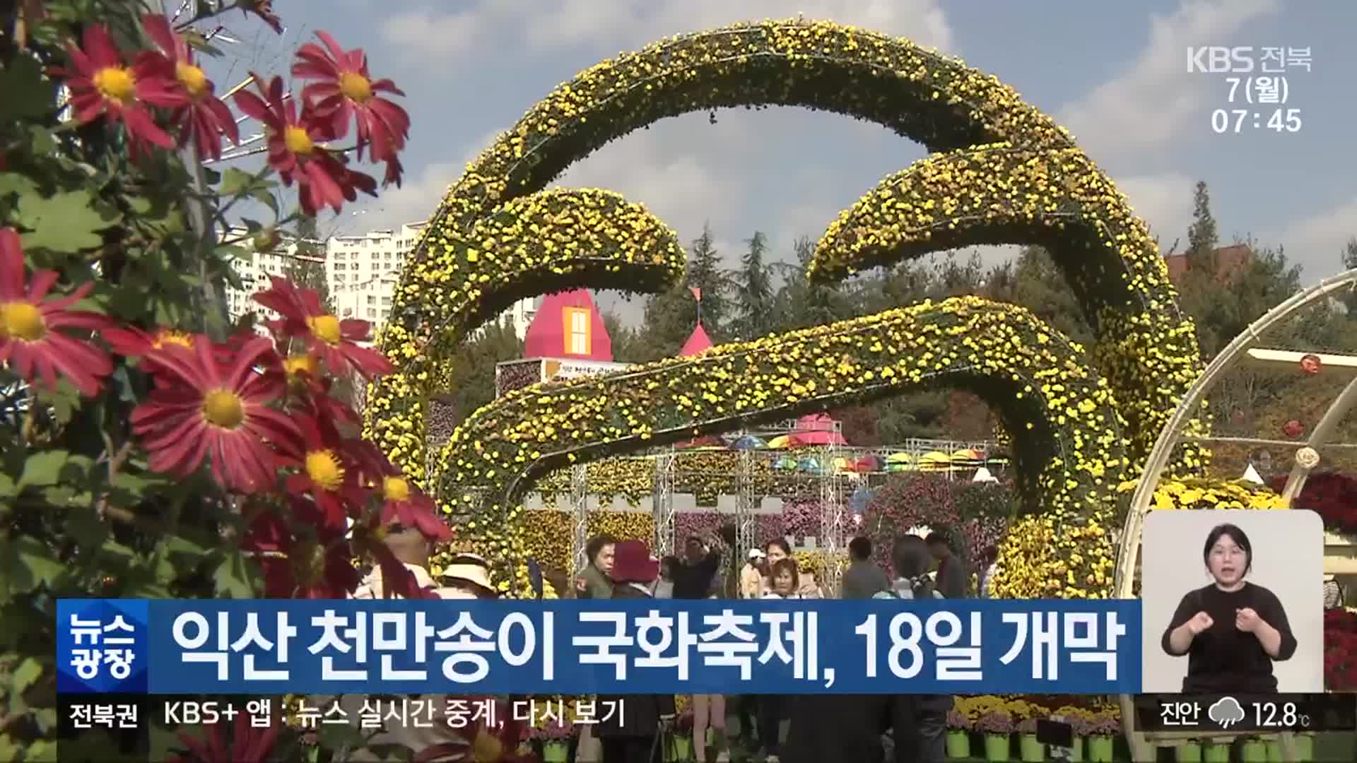 익산 천만송이 국화축제, 18일 개막