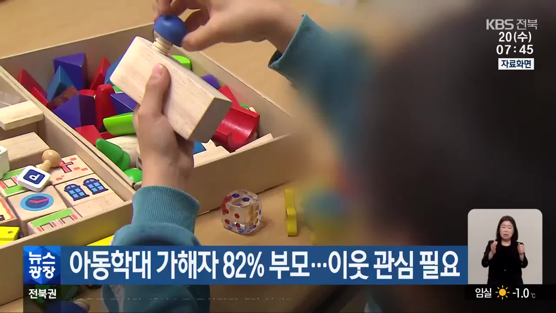 아동학대 가해자 82% 부모…이웃 관심 필요