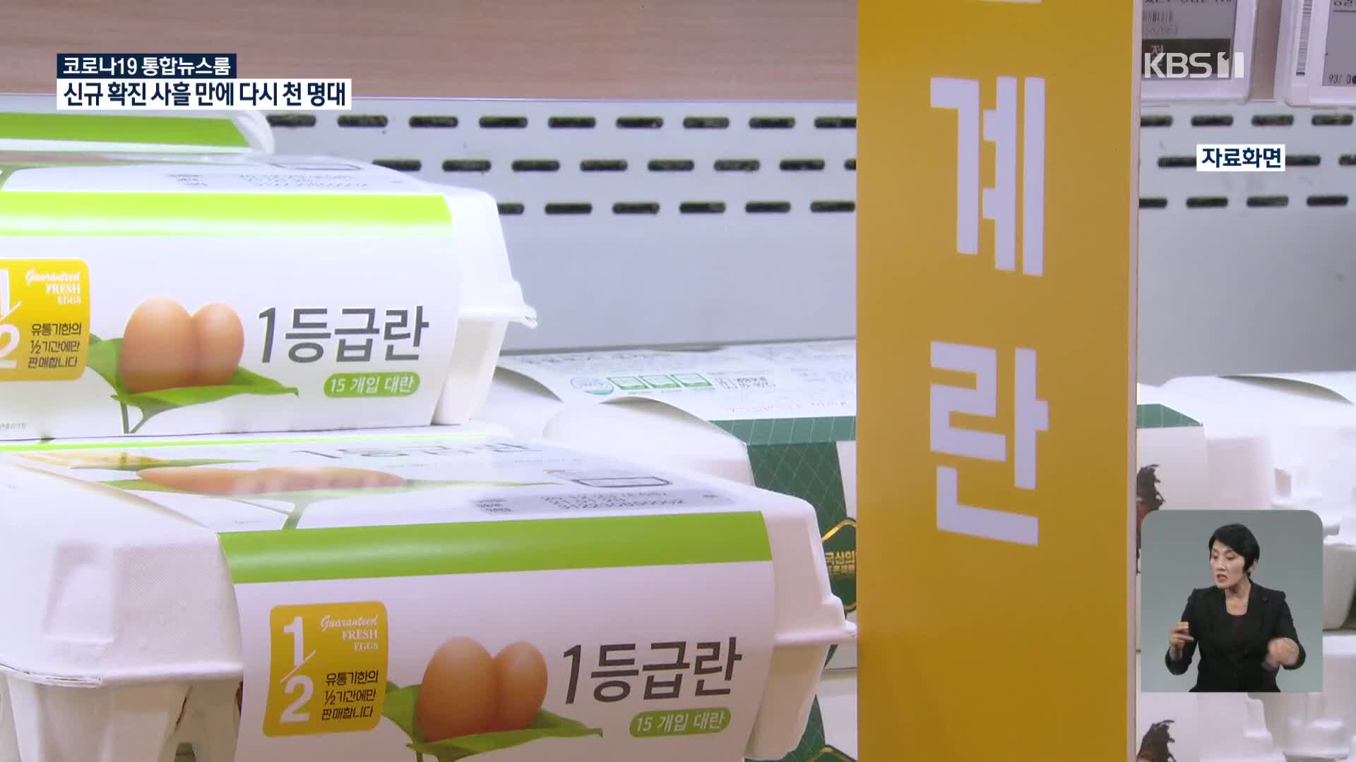 고병원성 AI 빠른 확산에도 닭·달걀 가격 안정세