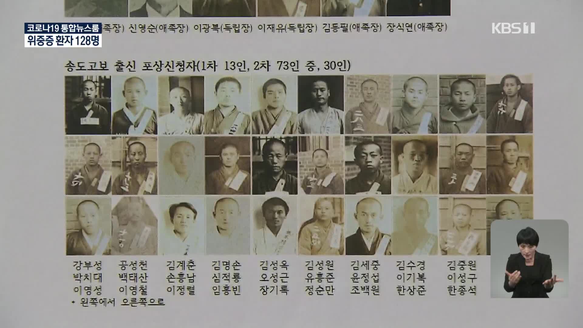 통한의 세월, 잊힌 독립 운동가들