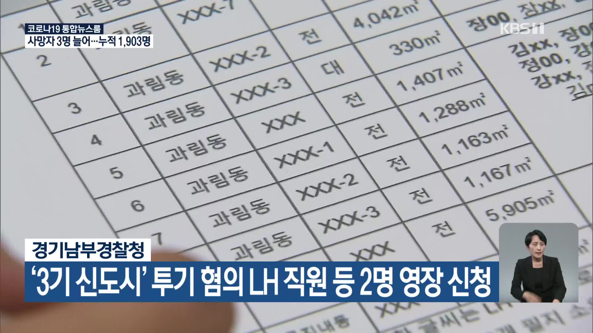 경기남부경찰청, ‘3기 신도시’ 투기 혐의 LH 직원 등 2명 영장 신청