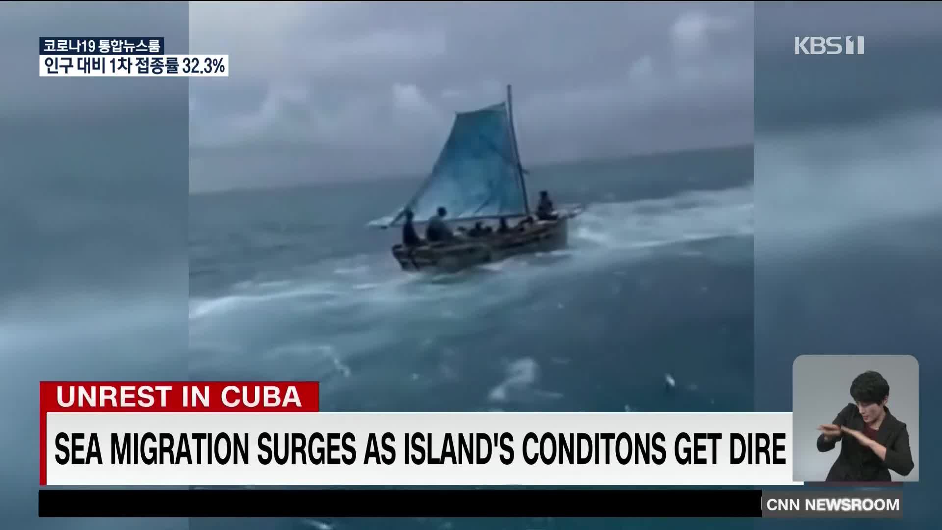 미국으로 탈출을 시도하는 쿠바인들 늘어