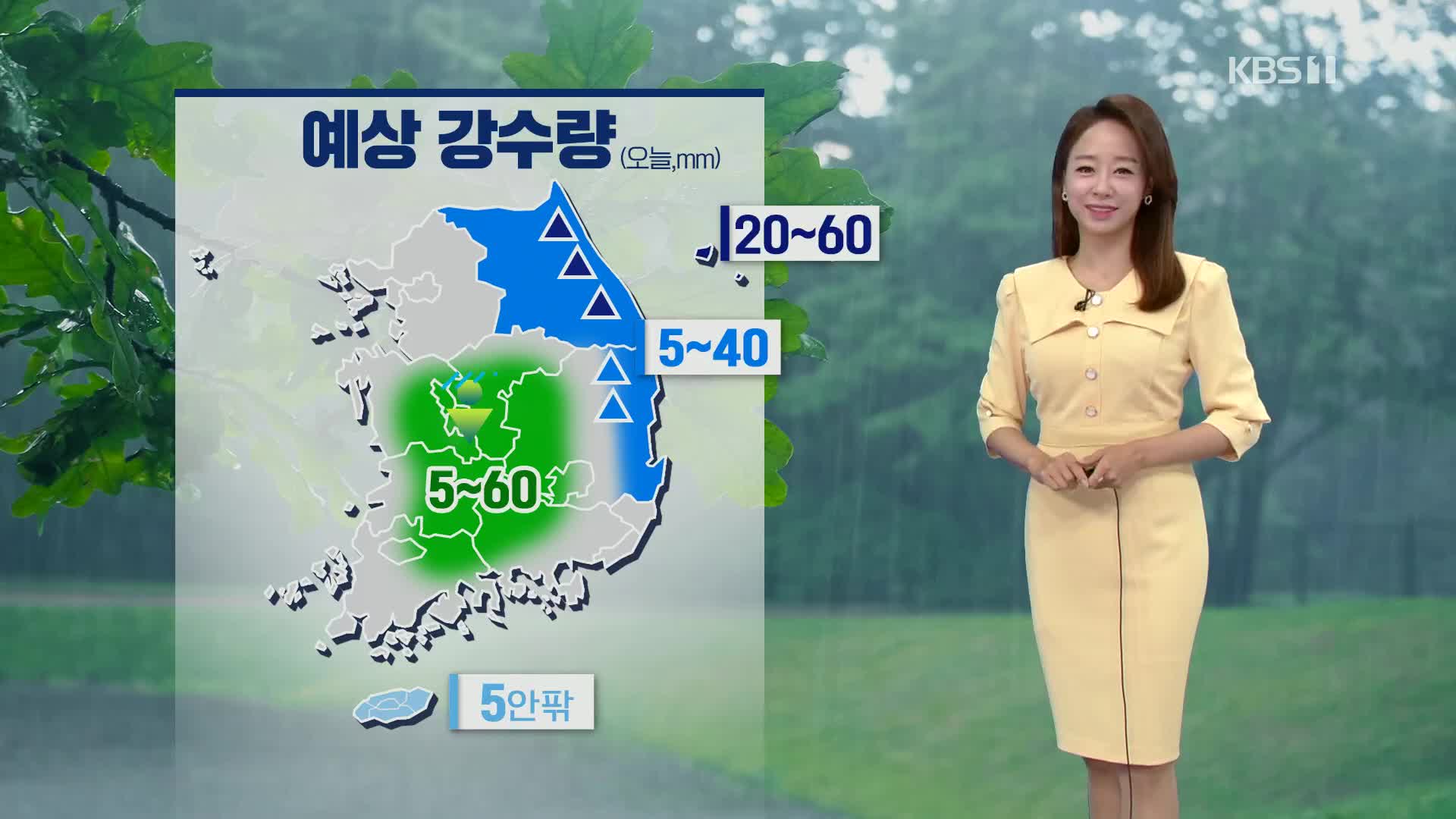 [날씨] 강원·영남 비…서울 33도 무더위