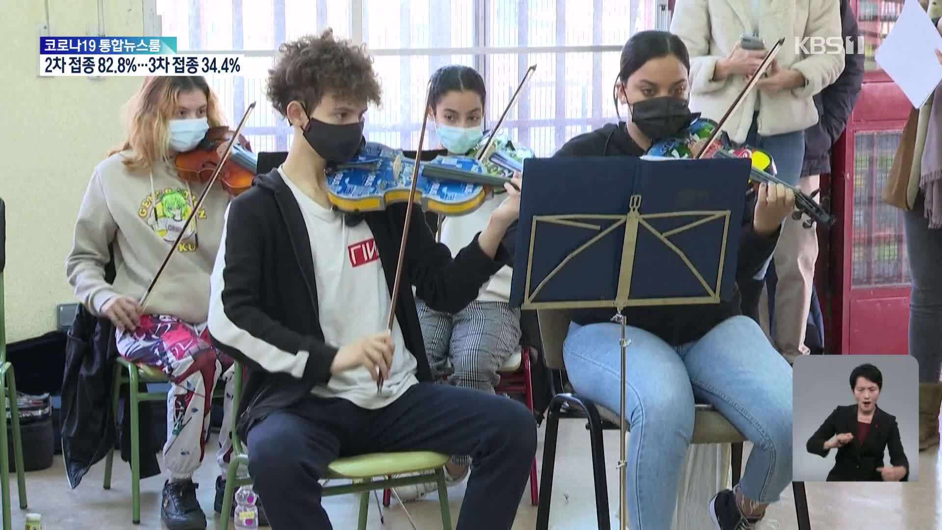 스페인, 재활용 악기로 결성된 오케스트라