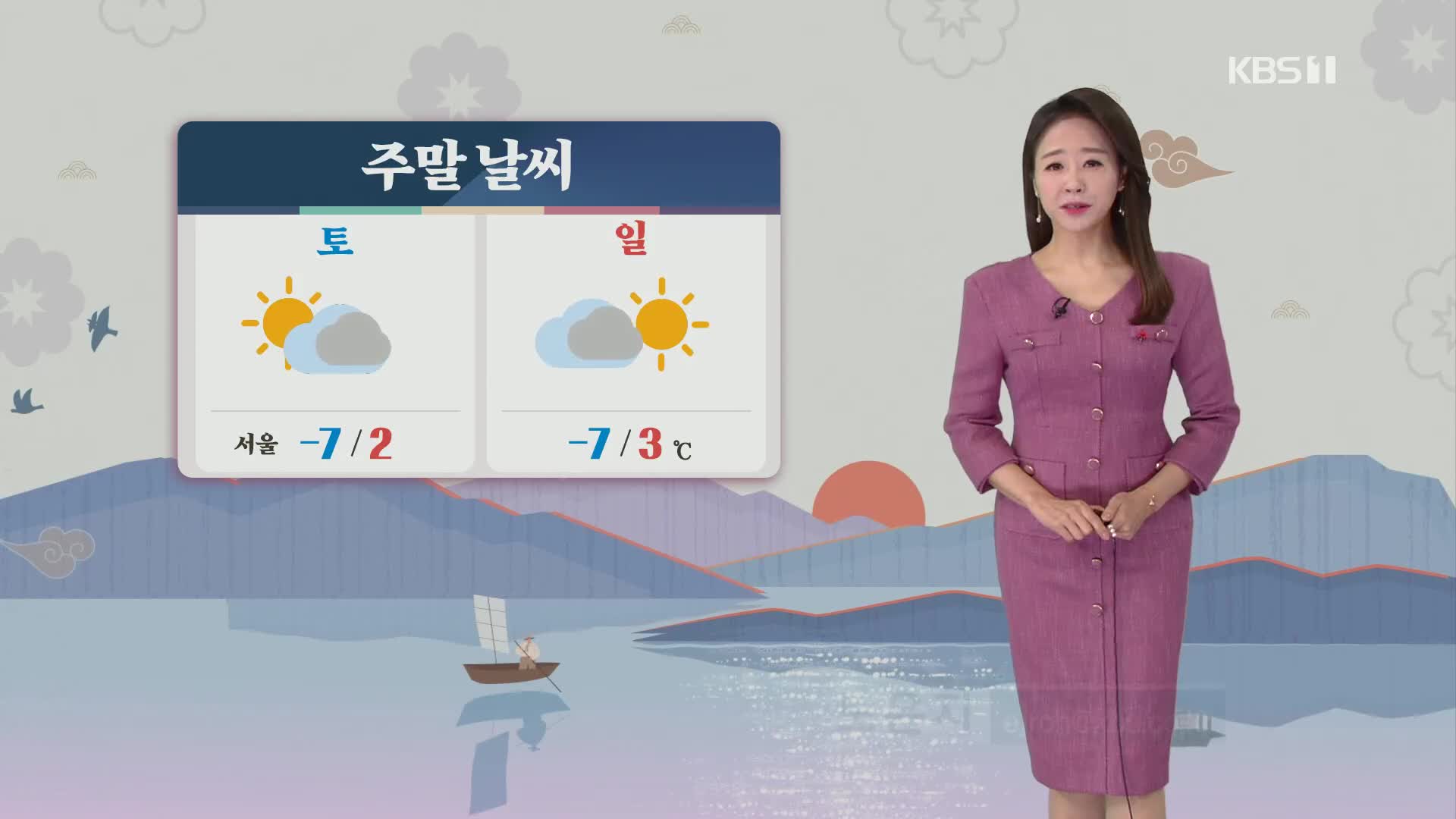 [오후날씨 꿀팁] 주말 큰 추위 없어요…설날엔 눈!