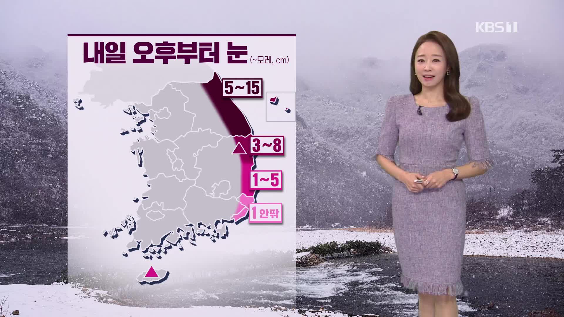[오후날씨 꿀팁] 추위 주춤…내일 오후부터 다시 찬 바람