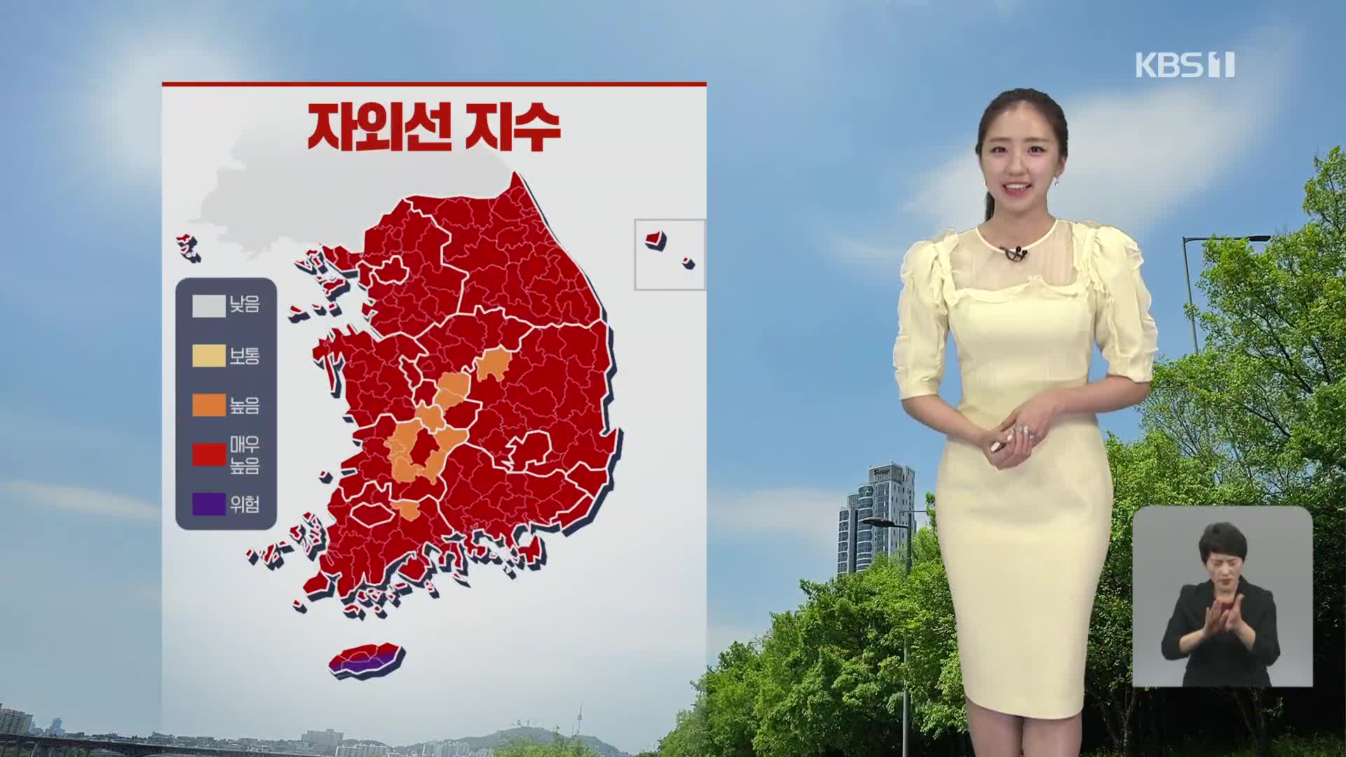 [12시 날씨] 주말, 한낮 30도 안팎 더위…경북 동부 소나기