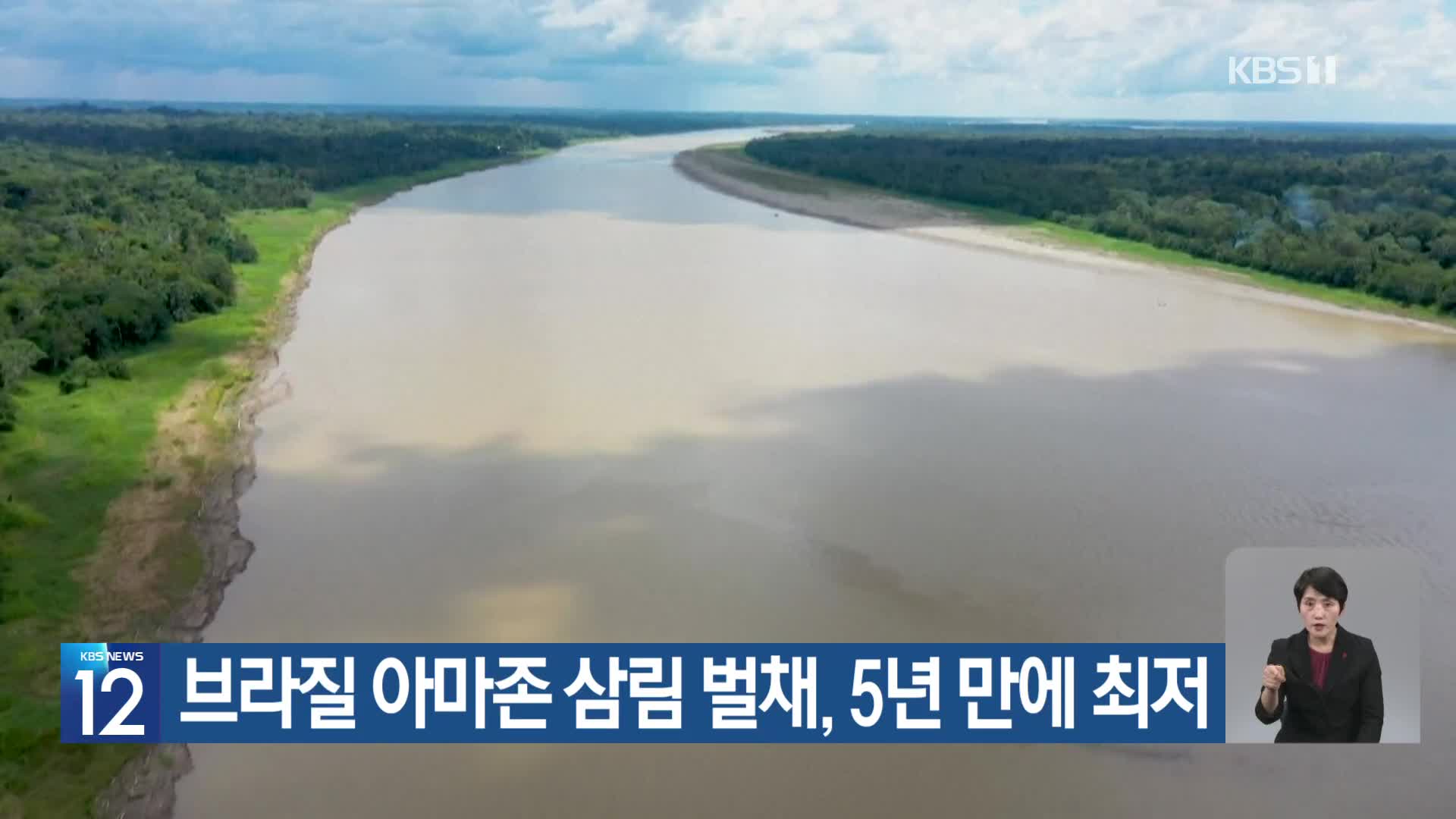 [기후는 말한다] 브라질 아마존 삼림 벌채, 5년 만에 최저