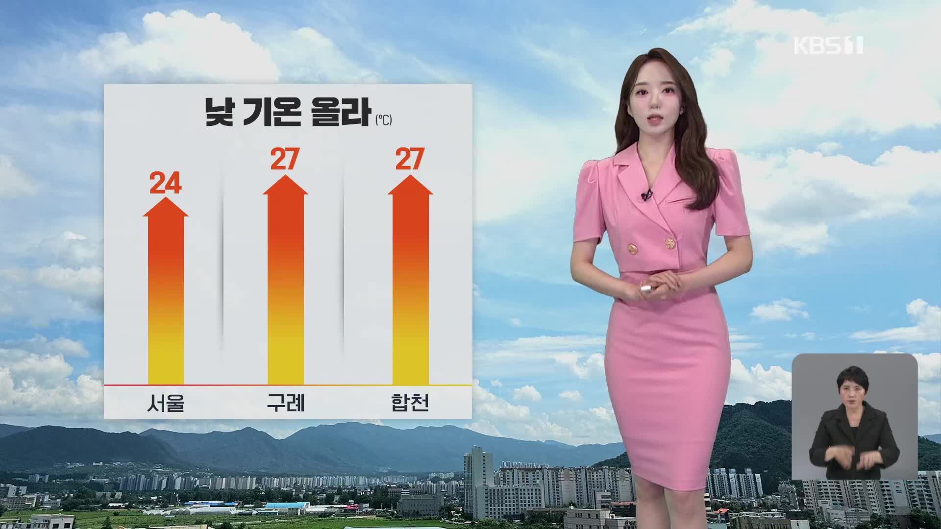 [오후날씨 꿀팁] 맑고 공기 깨끗…부처님 오신날 중부·경북 비