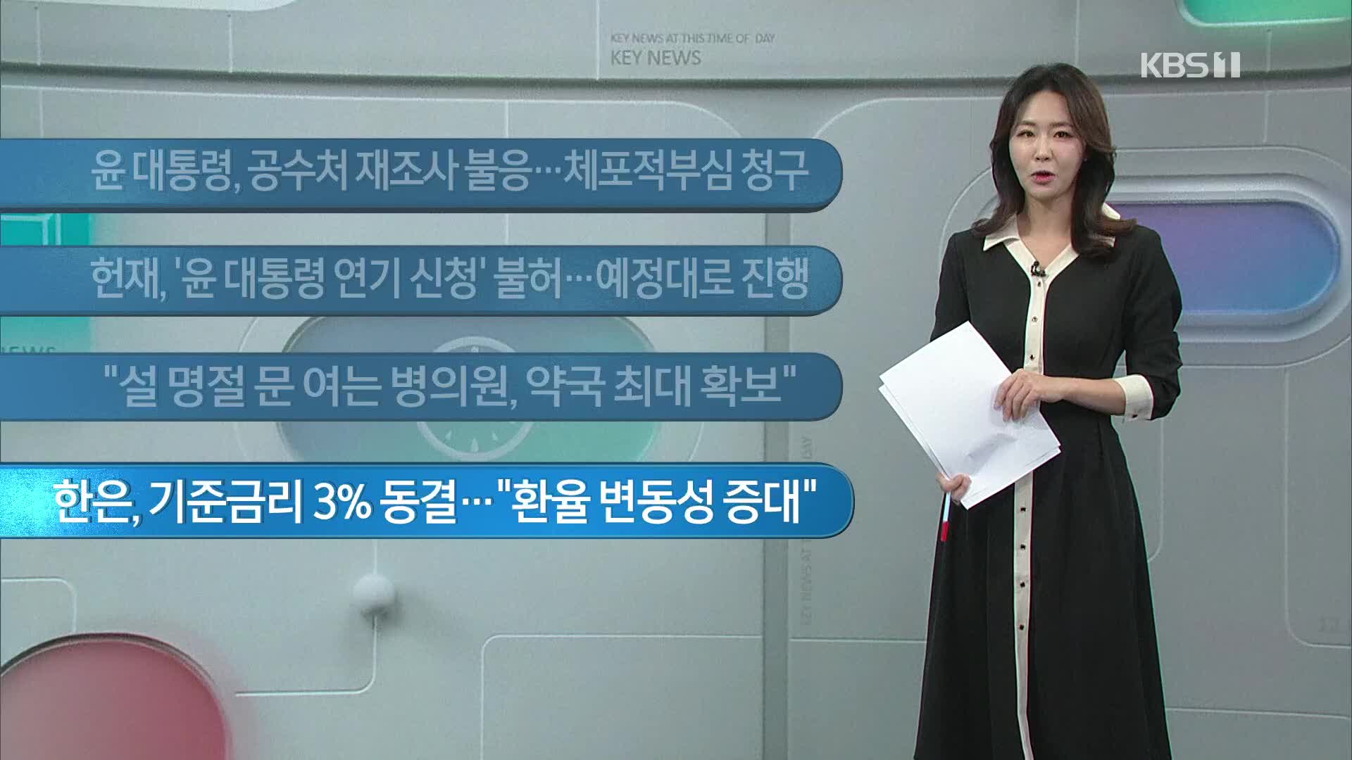 [이 시각 주요뉴스] 윤 대통령, 공수처 재조사 불응…체포적부심 청구 외