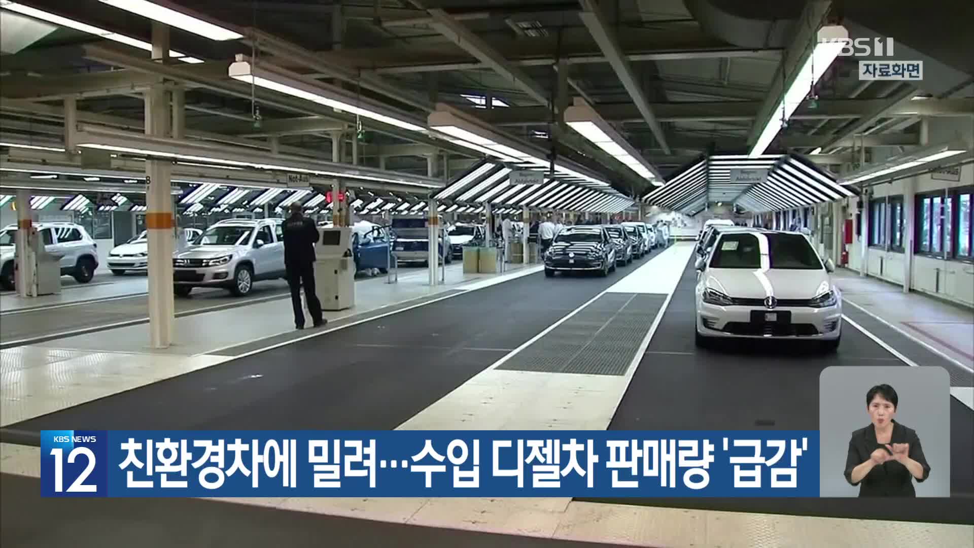 [기후는 말한다] 친환경차에 밀려…수입 디젤차 판매량 ‘급감’