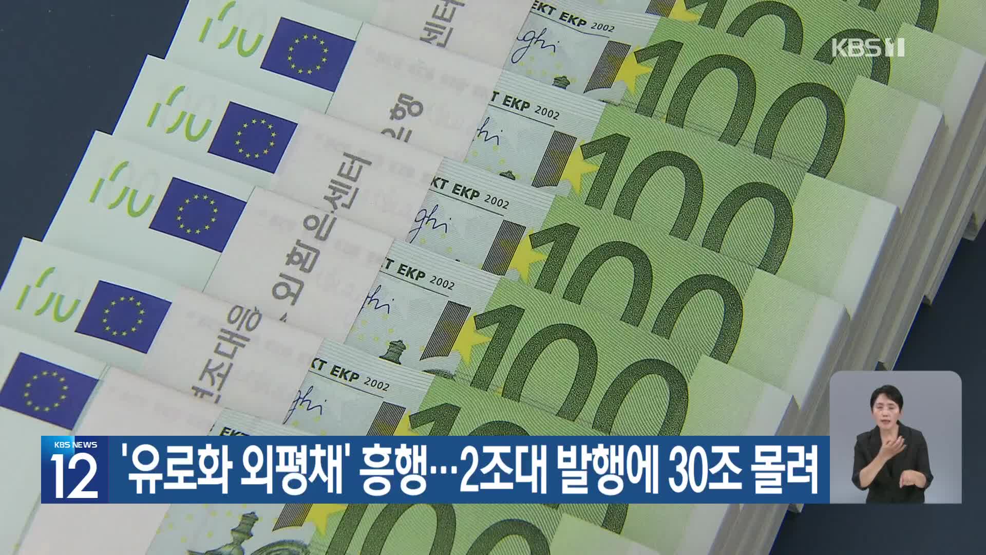 ‘유로화 외평채’ 흥행…2조대 발행에 30조 몰려