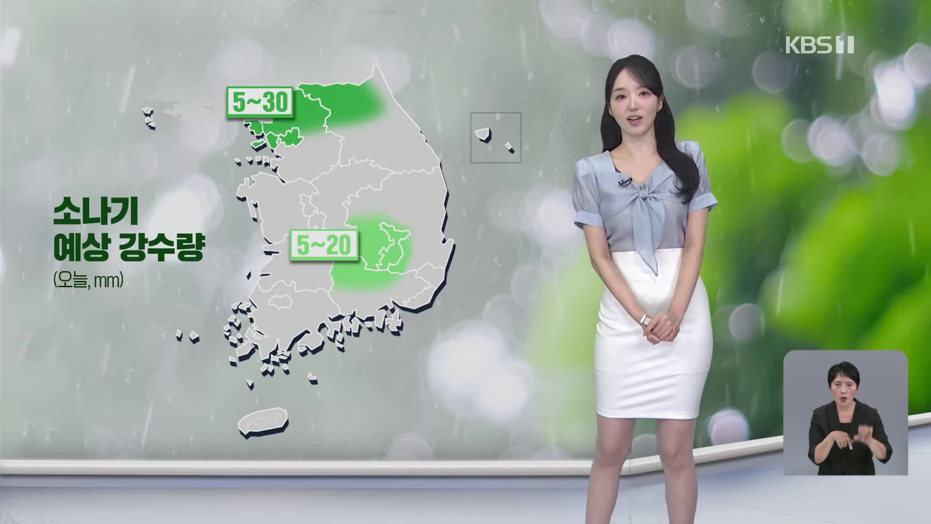 [오후날씨 꿀팁] 찜통더위 계속…중북부·영남 소나기