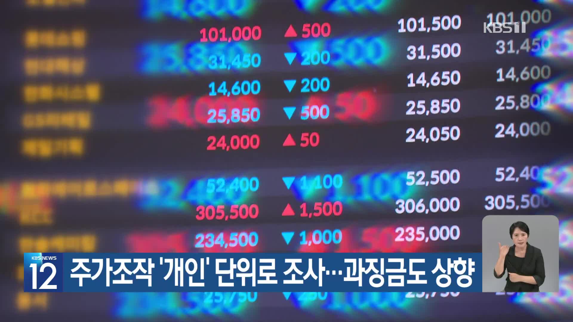 주가조작 ‘개인’ 단위로 조사…과징금도 상향