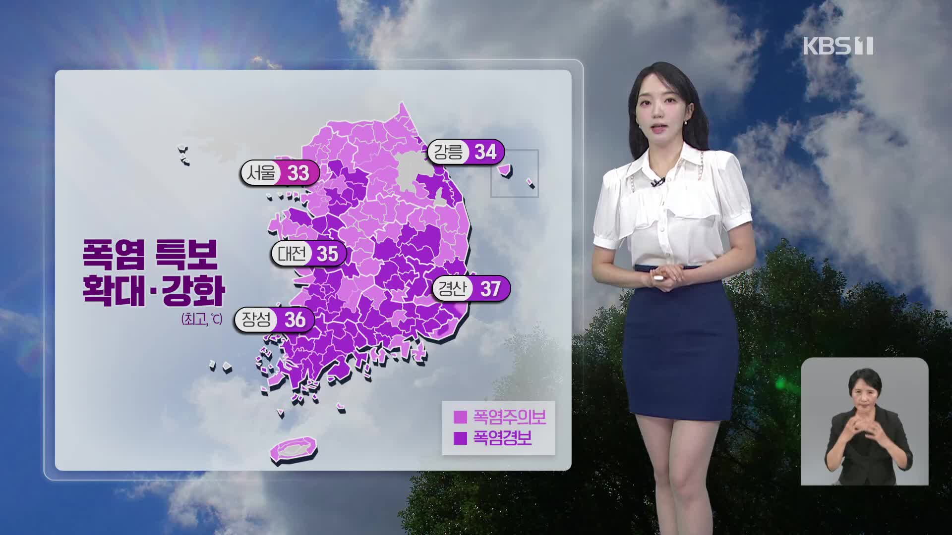[오후날씨 꿀팁] 갈수록 더 더워져…온열질환·자외선 주의