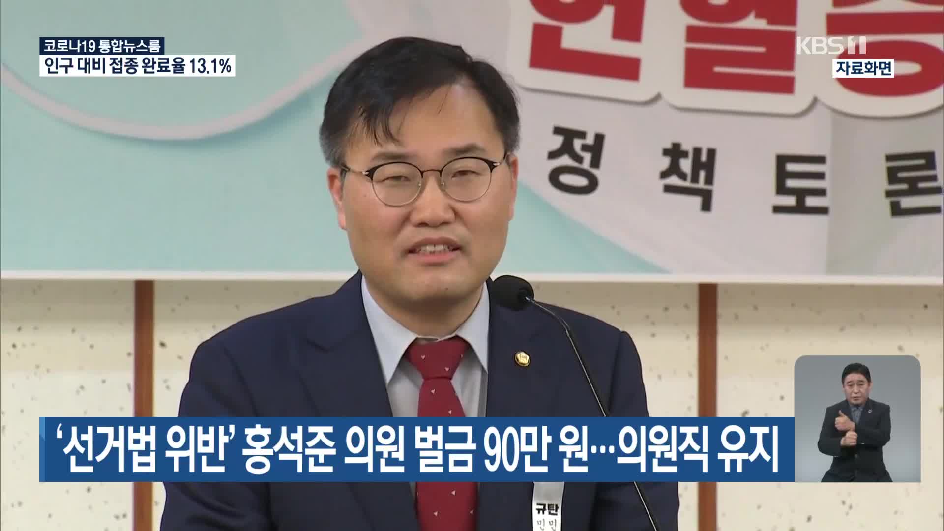 ‘선거법 위반’ 홍석준 의원 벌금 90만 원…의원직 유지