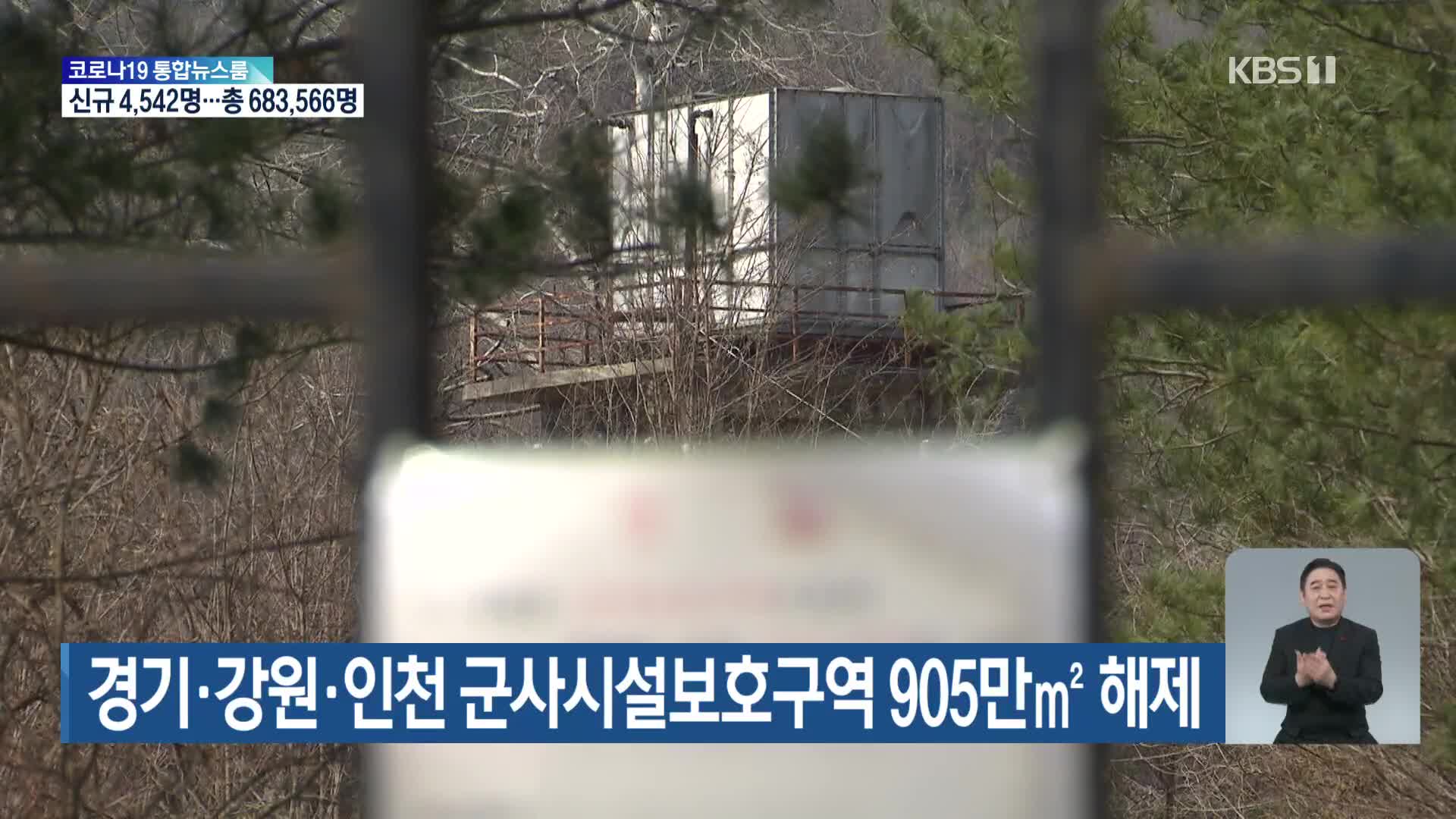 경기·강원·인천 군사시설보호구역 905만㎡ 해제