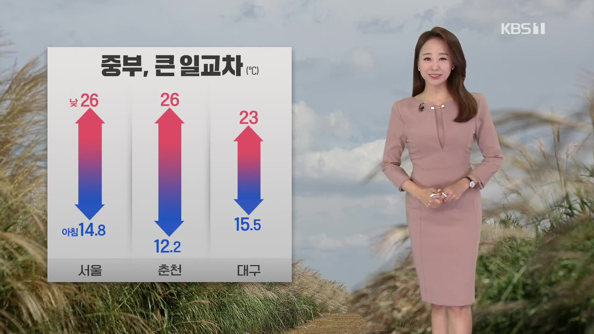 [오후날씨 꿀팁] 남부, 밤까지 빗방울