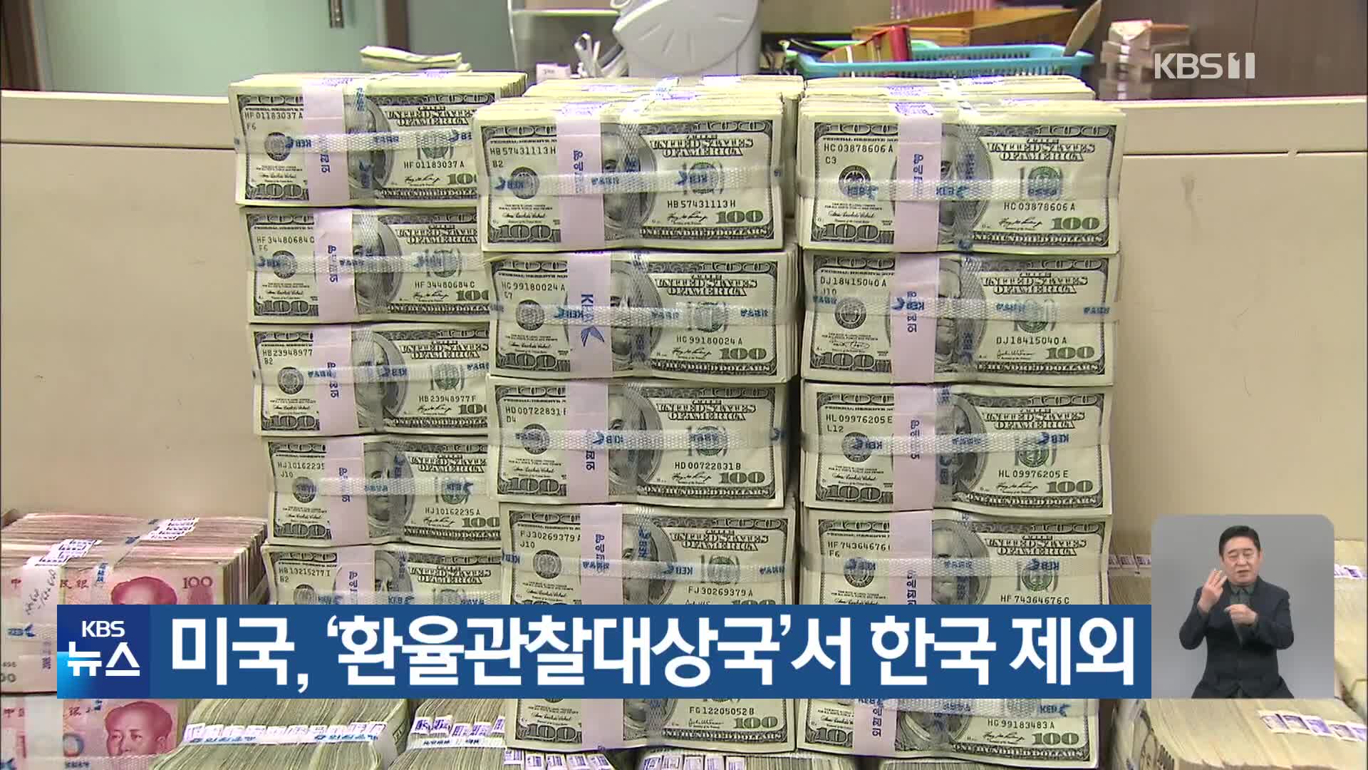 미국, ‘환율관찰대상국’서 한국 제외