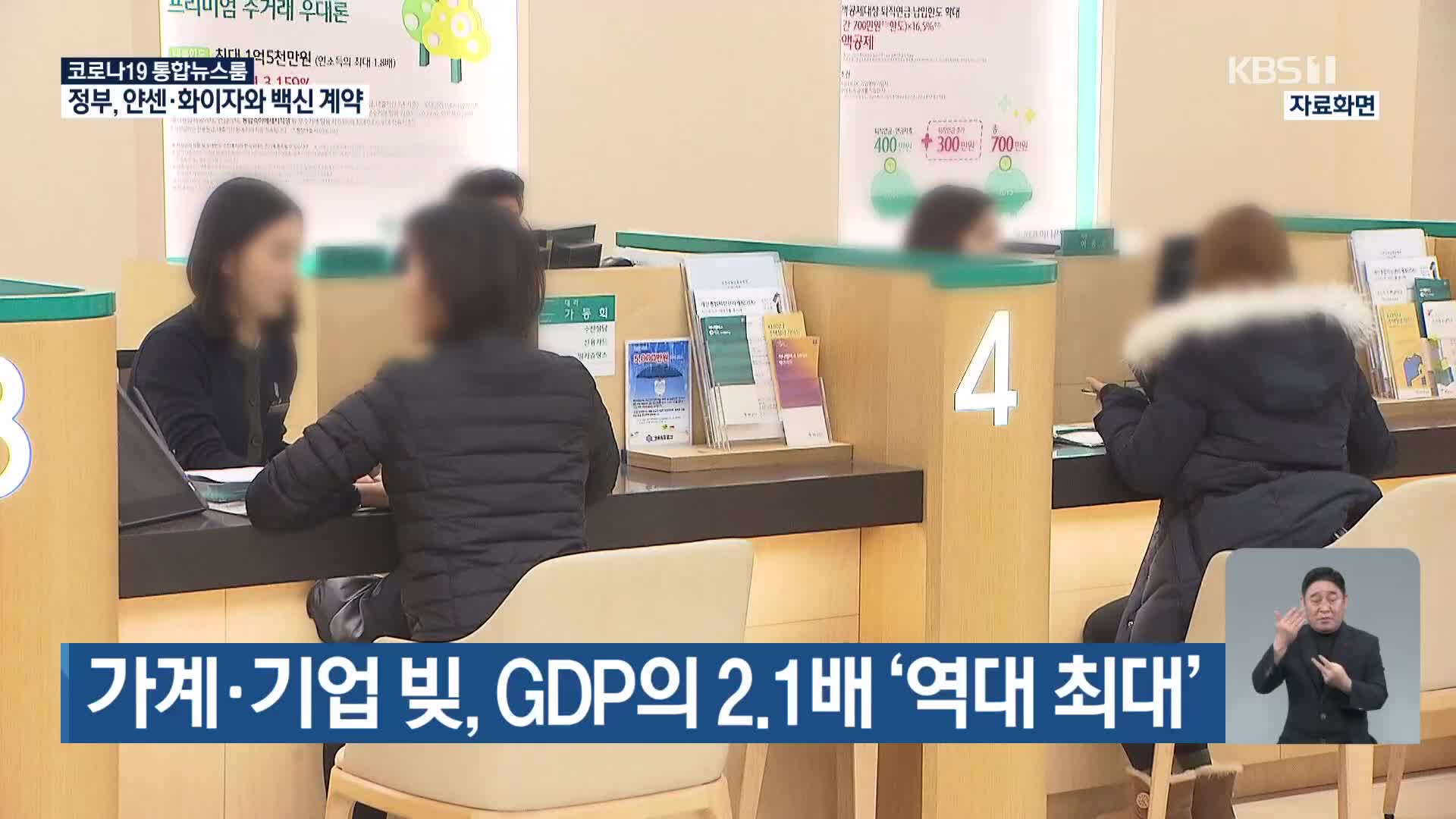 가계·기업 빚, GDP의 2.1배 ‘역대 최대’