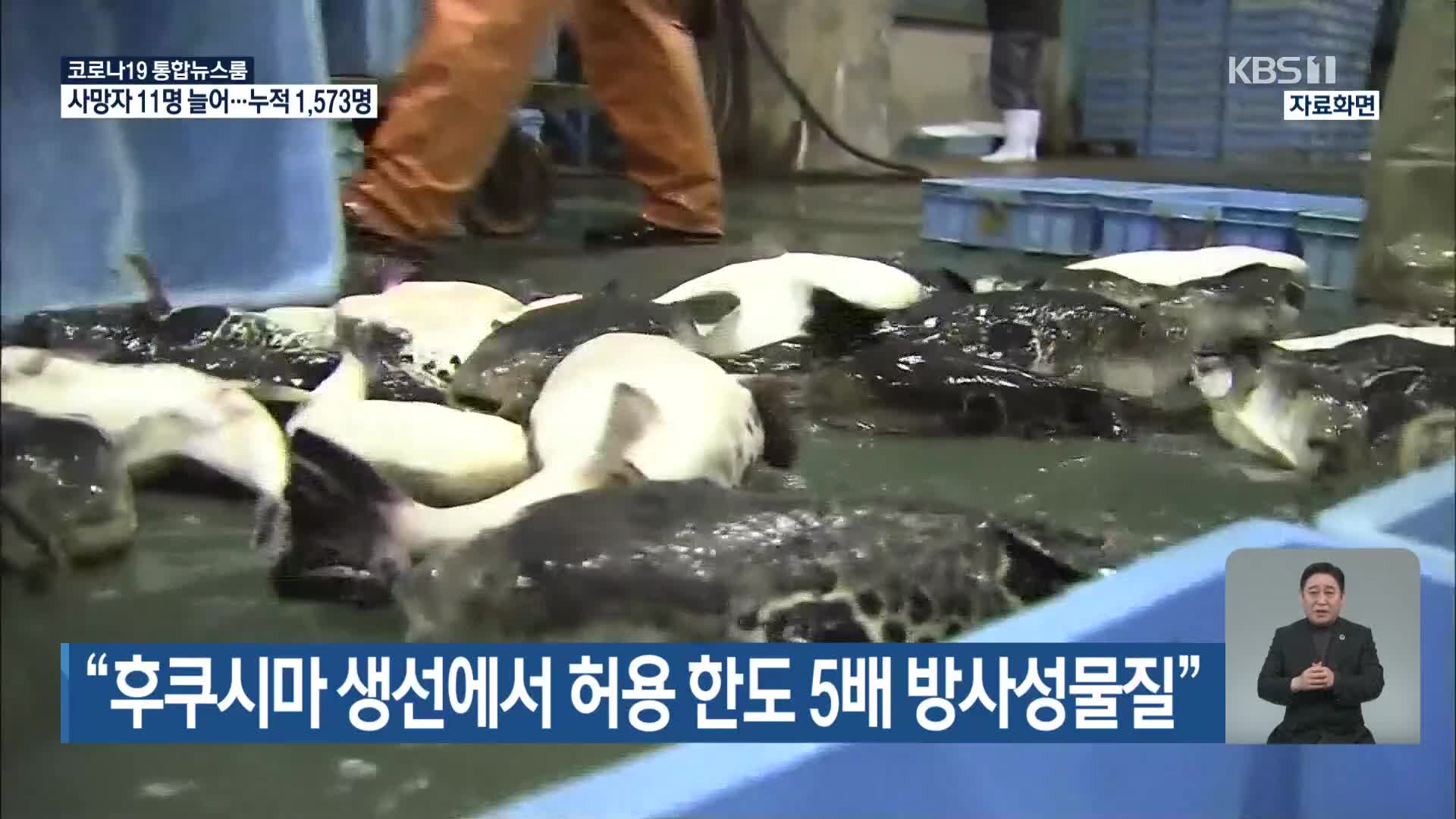 “후쿠시마 생선에서 허용 한도 5배 방사성물질”