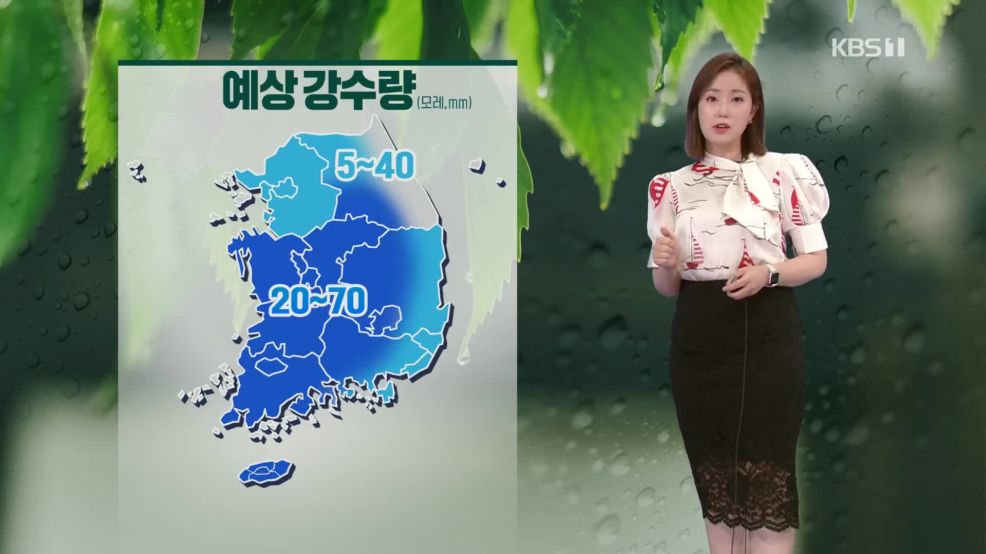 [퇴근길 날씨] 주말 내내 비 오락가락…폭염은 계속