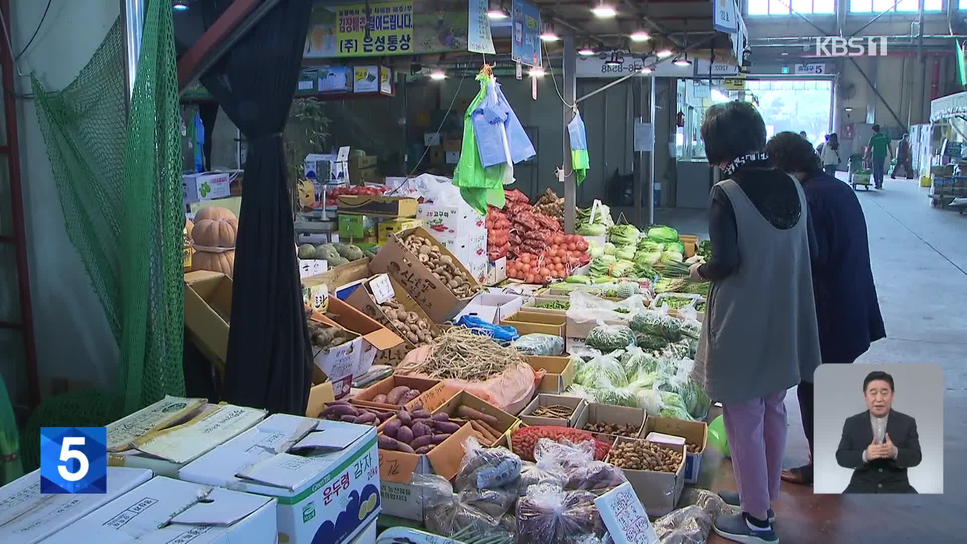 김장 채소 최대 30% 할인…속재료 비축량 1만 톤 푼다