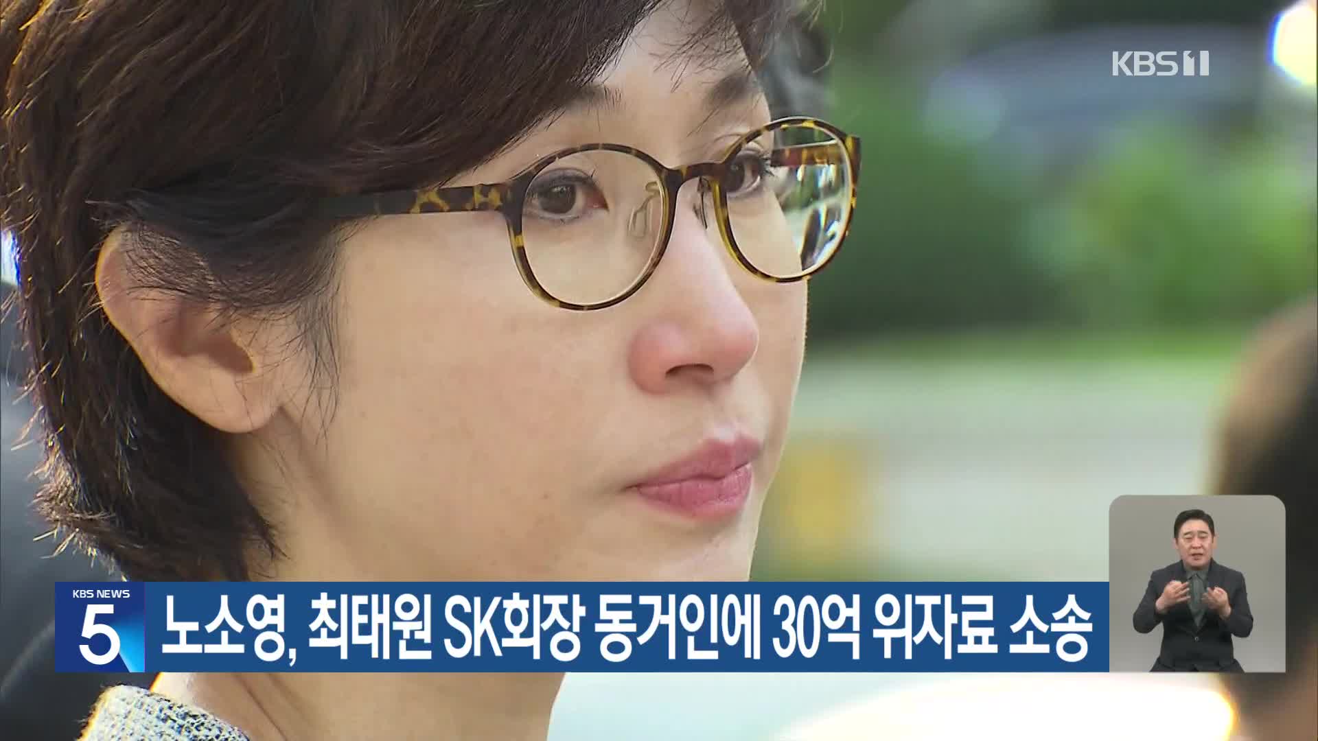 노소영, 최태원 SK회장 동거인에 30억 위자료 소송