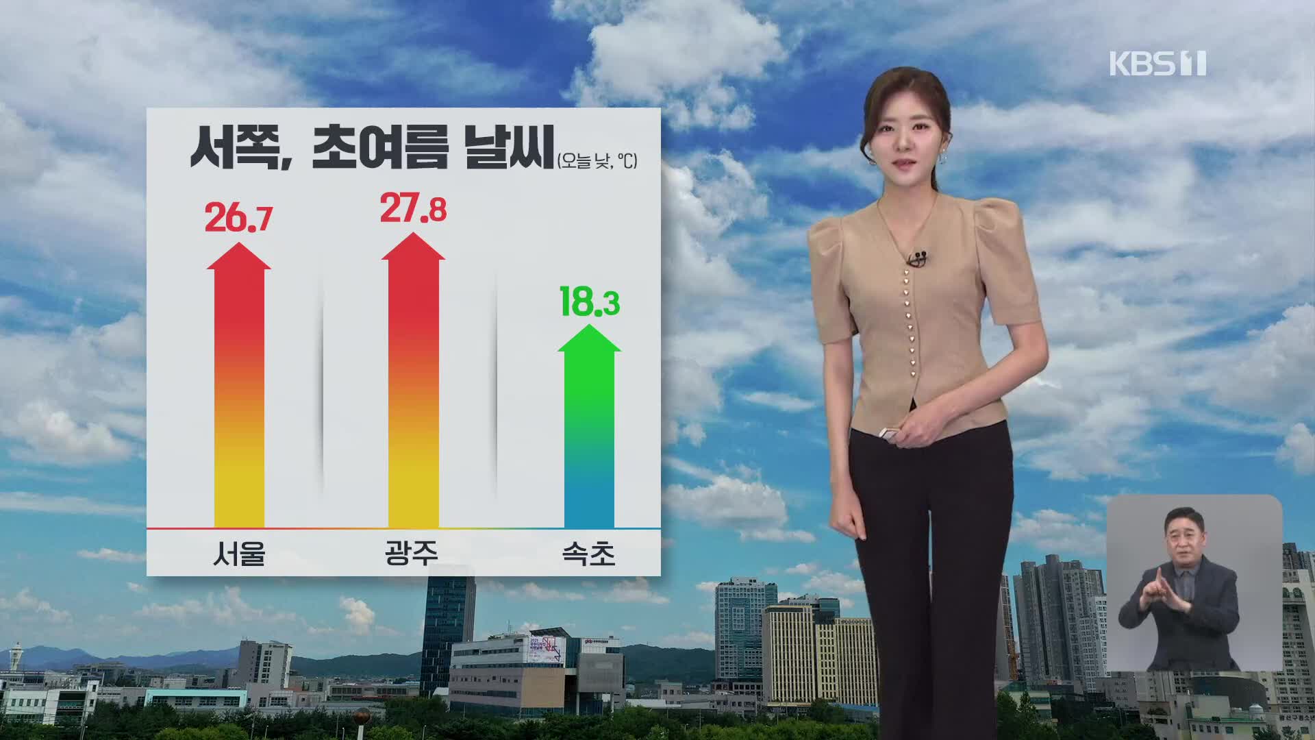 [퇴근길 날씨] 내일, 오늘보다 기온 낮아…제주·남해안 비 조금