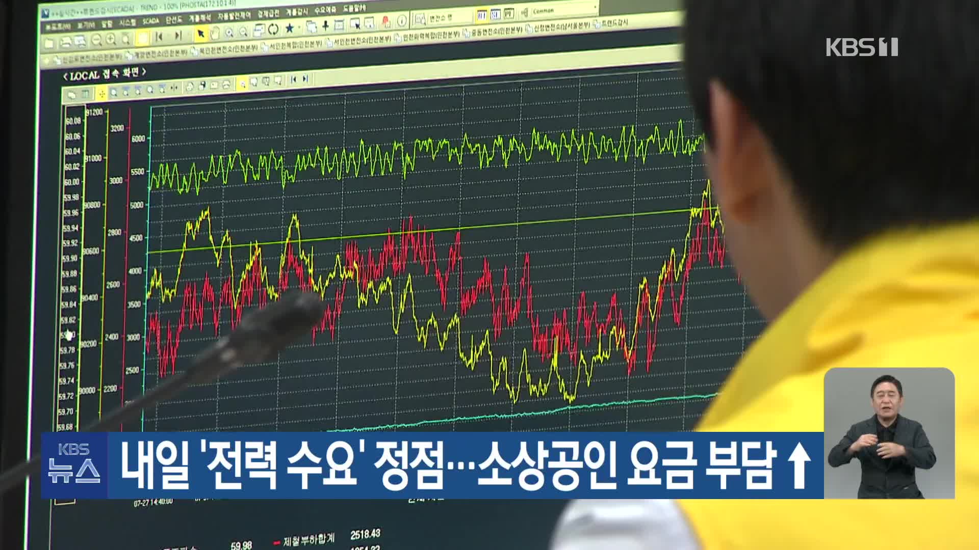 내일 ‘전력 수요’ 정점…소상공인 요금 부담↑