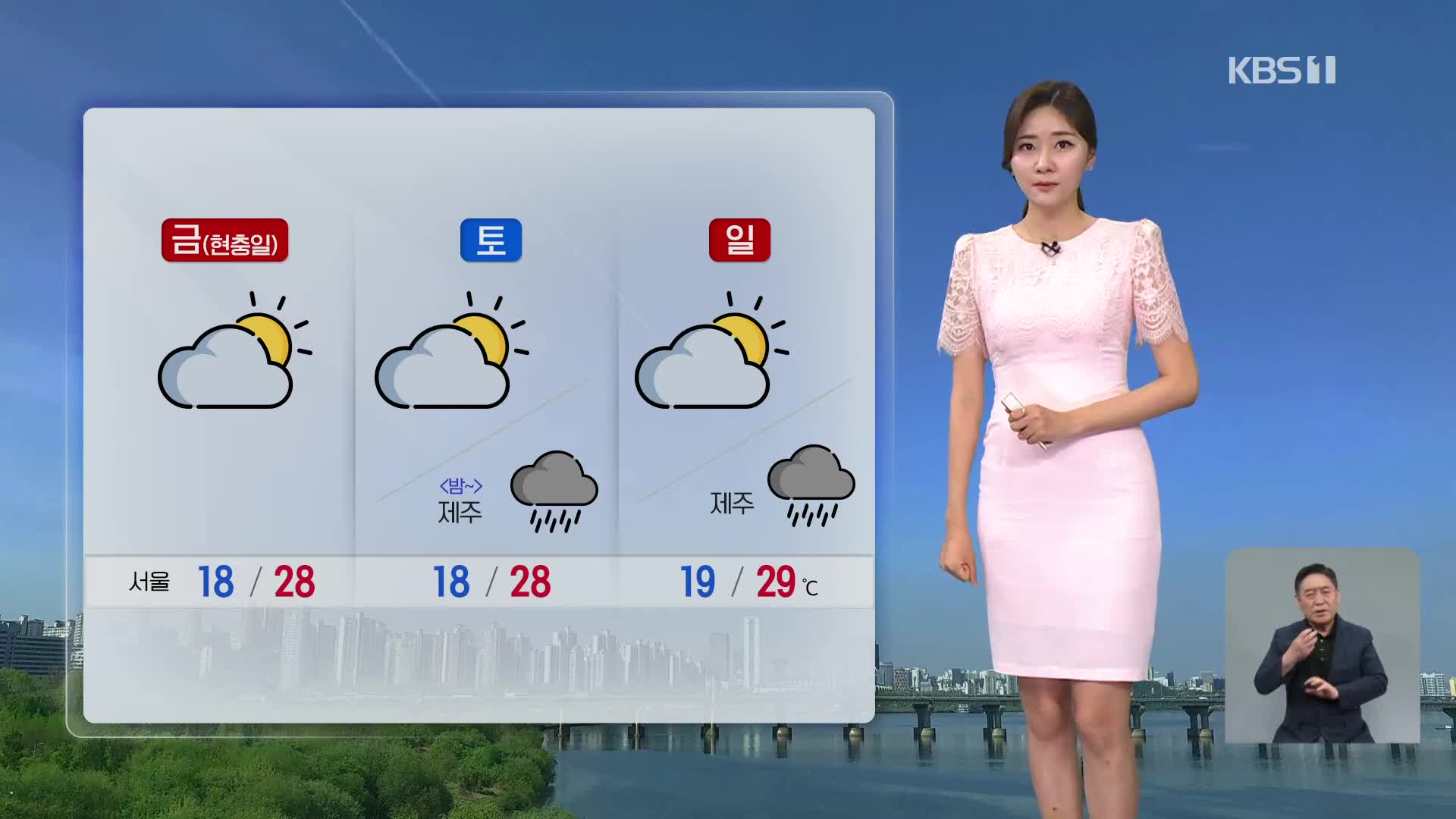 [퇴근길 날씨] 연휴, 점점 더워져…강한 자외선 주의