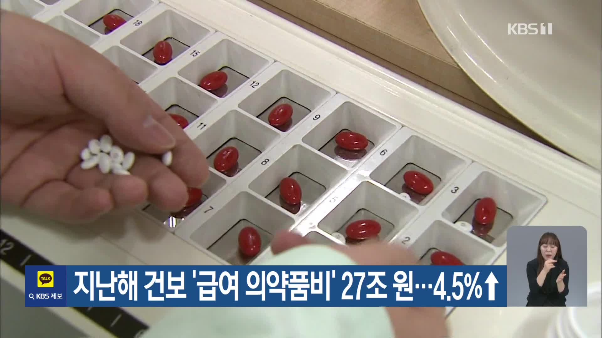 지난해 건보 ‘급여 의약품비’ 27조 원…4.5%↑