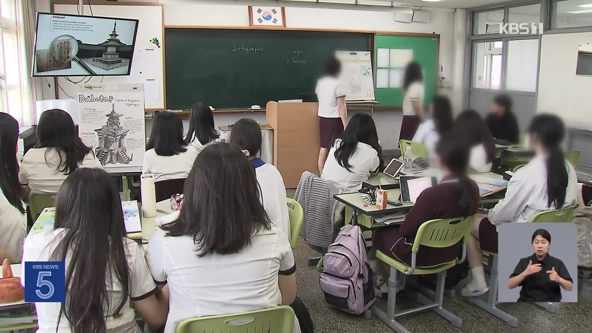 과제형·암기식 수행평가 없앤다…“수업시간 내 시행”