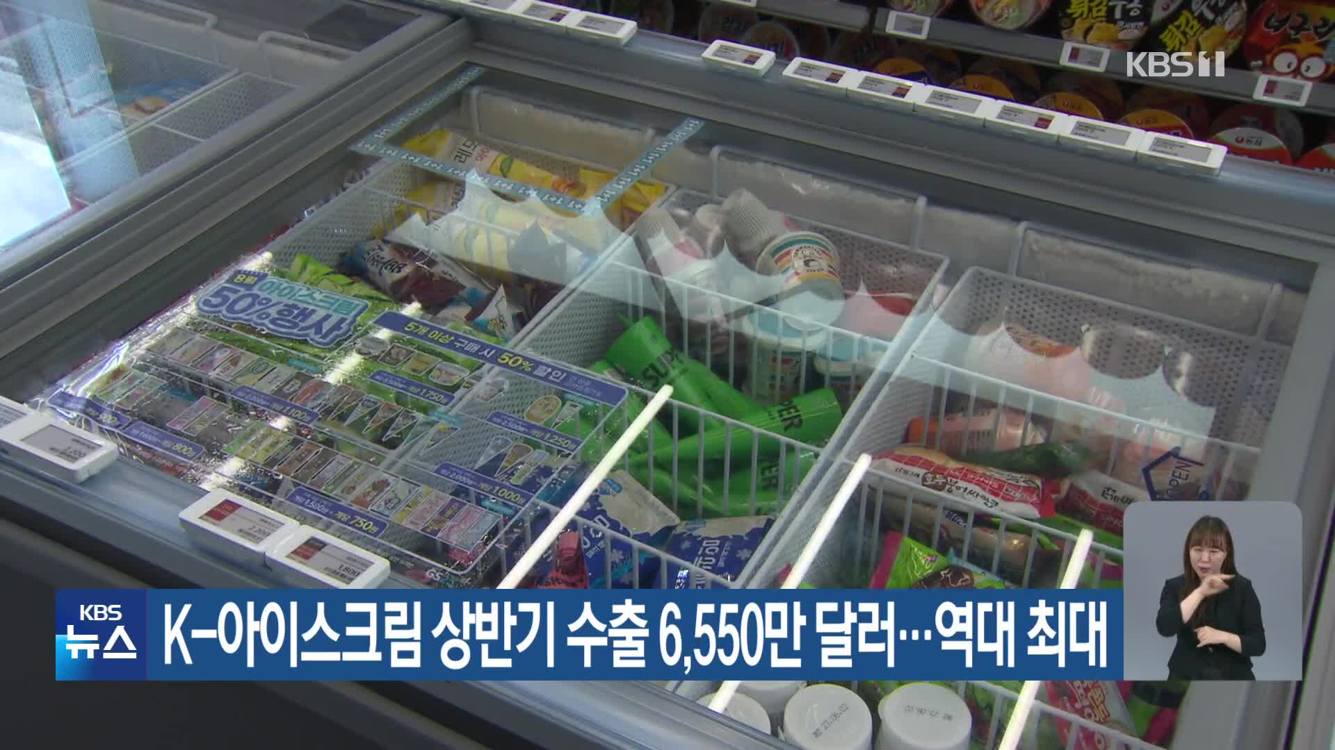 K-아이스크림 상반기 수출 6,550만 달러…역대 최대