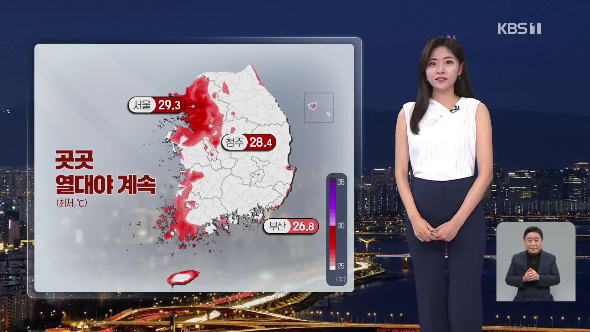 [퇴근길 날씨] 7월의 마지막 날에도 무더위…주말까지 심한 폭염 계속