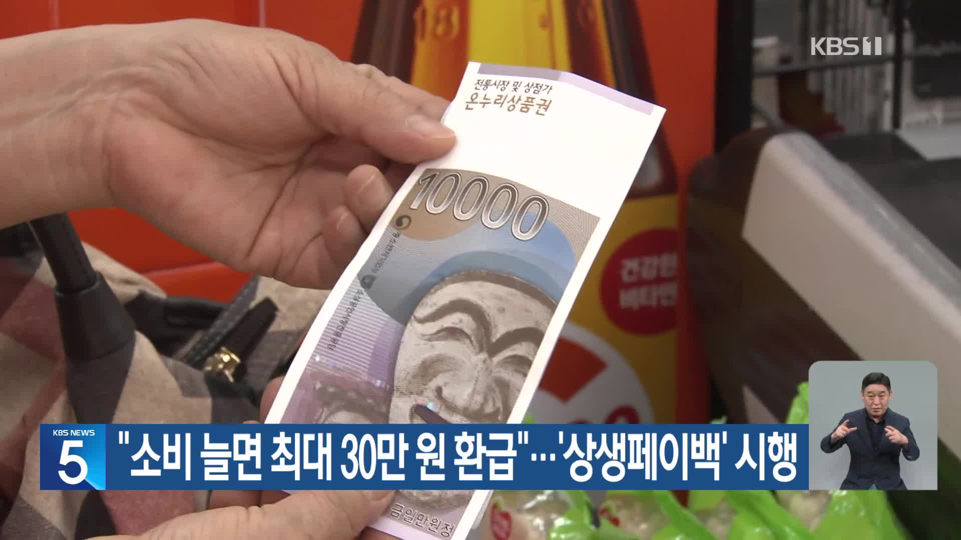 “소비 늘면 최대 30만 원 환급”…‘상생페이백’ 시행