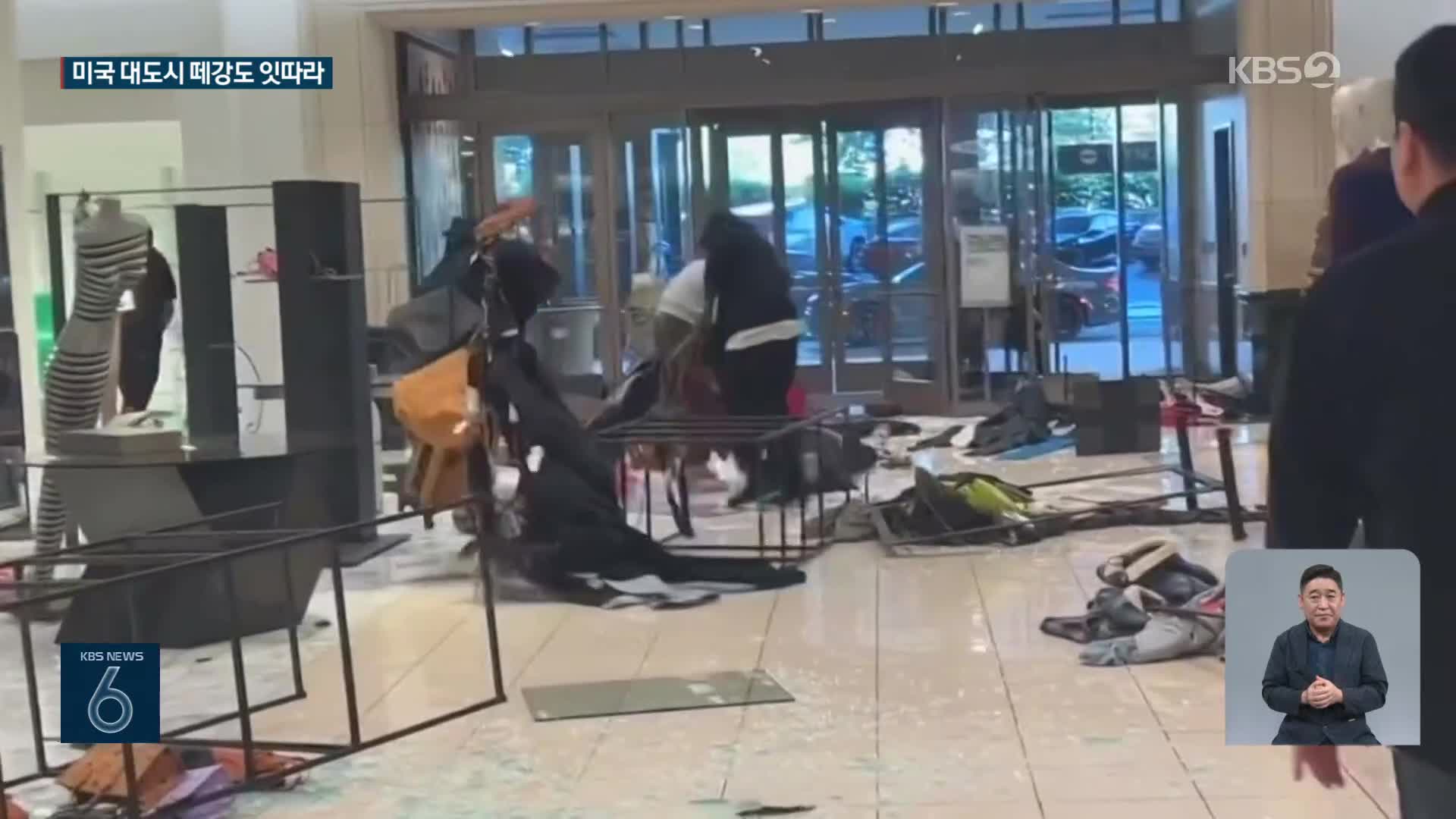미국 백화점 습격 사건…수십명 우르르, 명품 휩쓸어