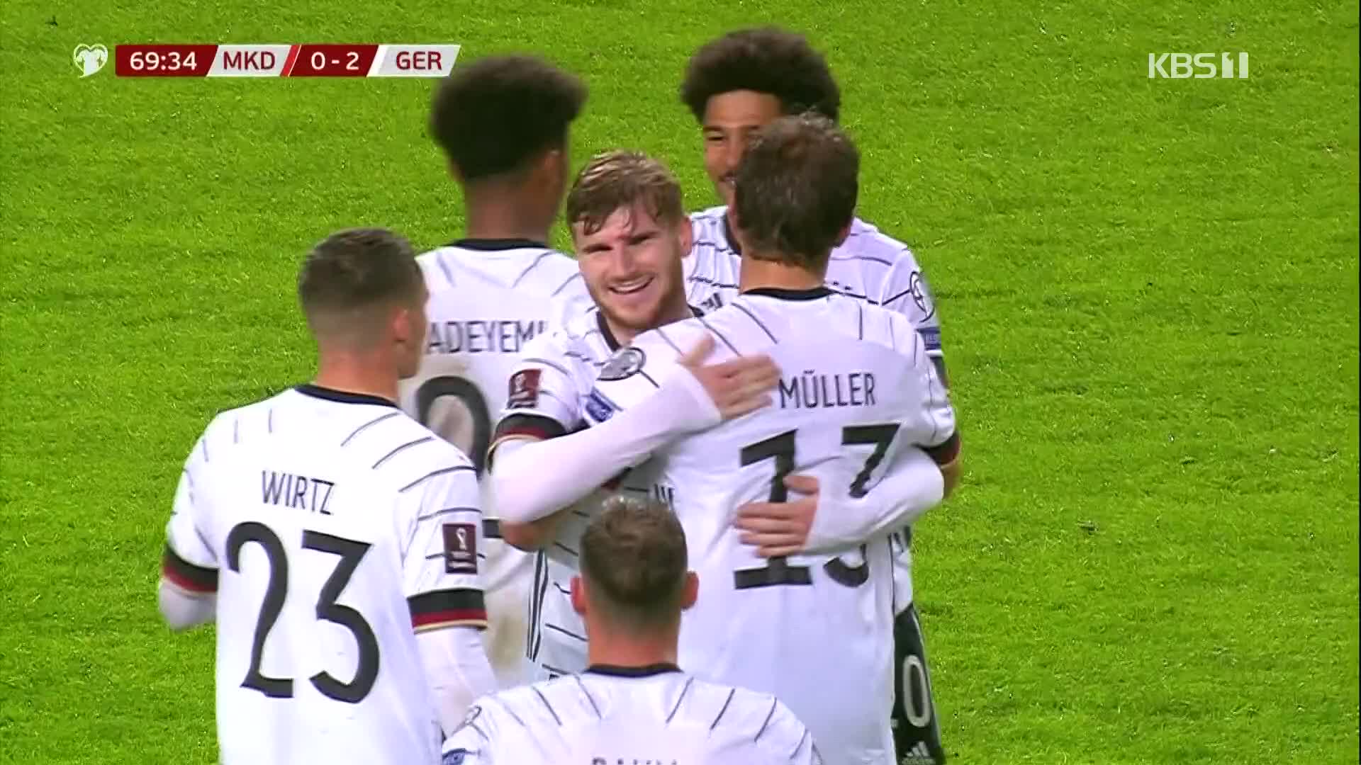 [오늘의 영상] 베르너 2골…독일 월드컵 본선 확정
