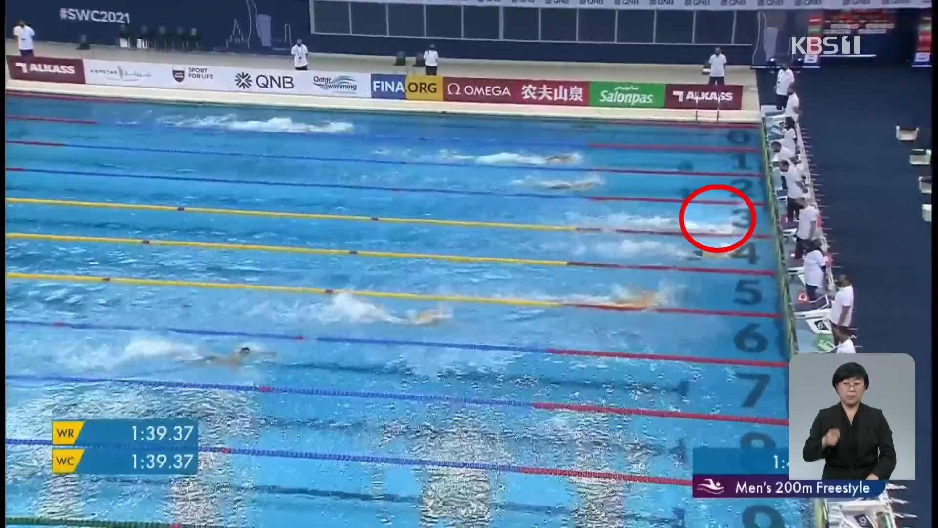 수영 샛별 황선우, 국제대회 첫 금메달