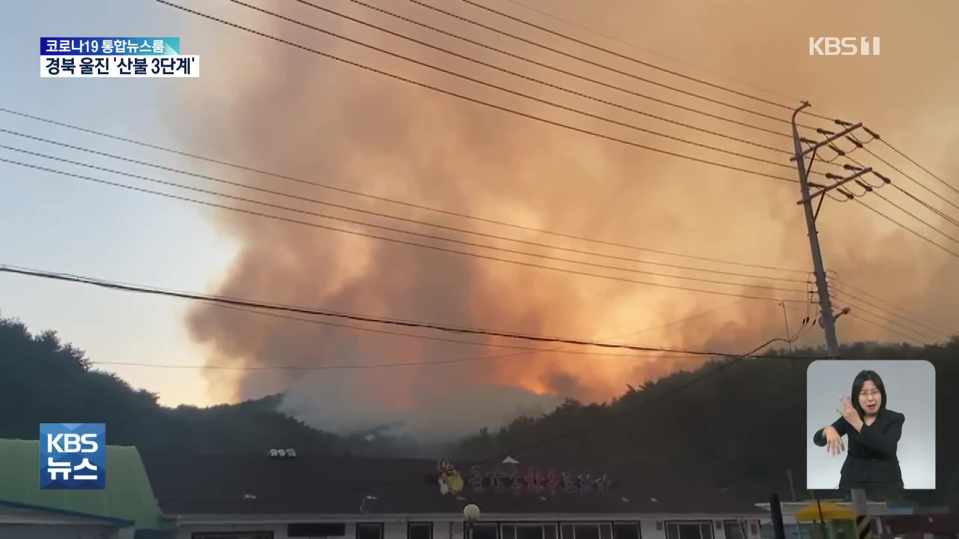 [특보] 울진 산불 번져 주민 대피…이 시각 제보 영상