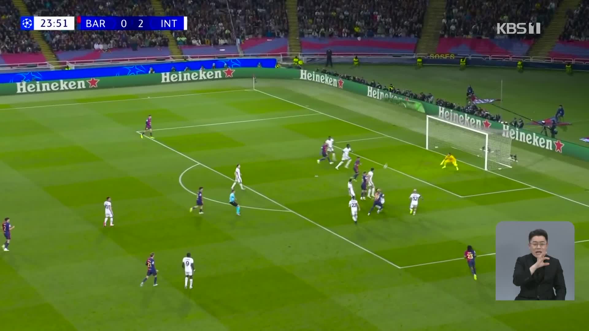 UCL semis: Barcelonw, Inter draw